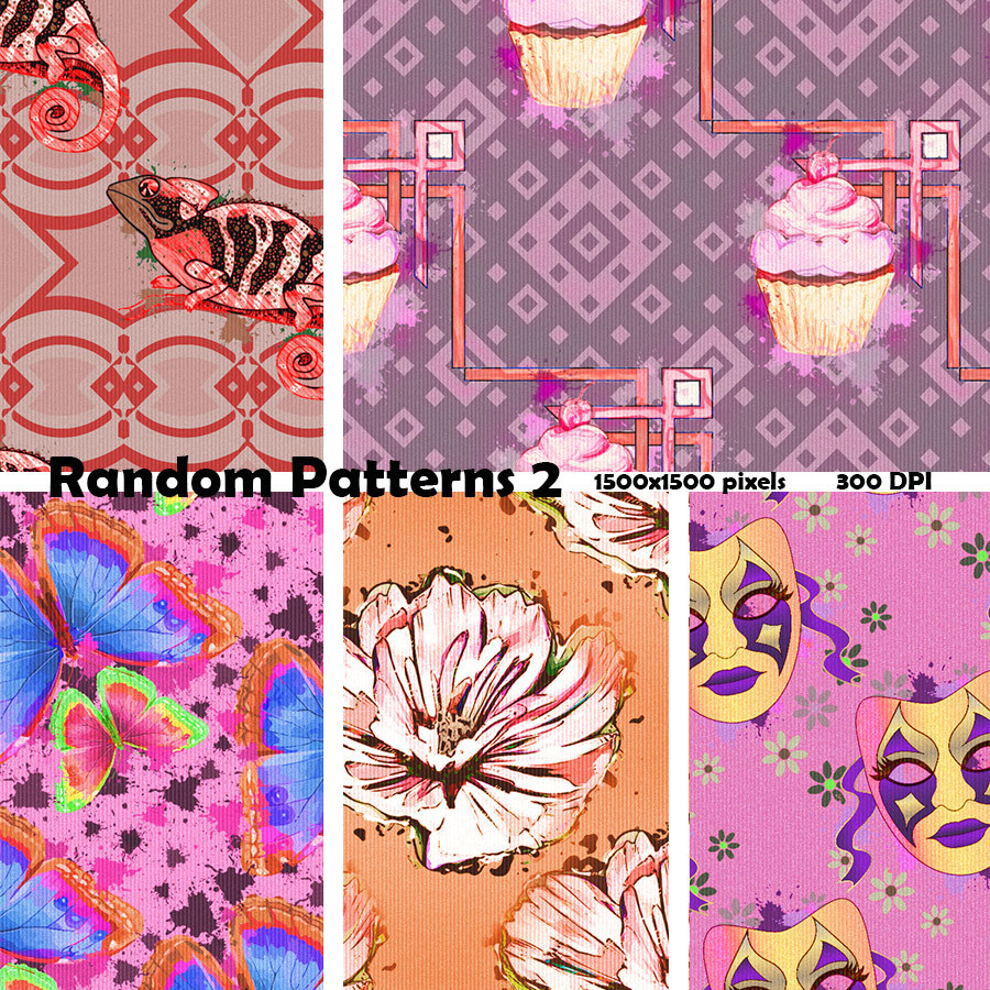 Seamless Random Patterns 2 by N/A
