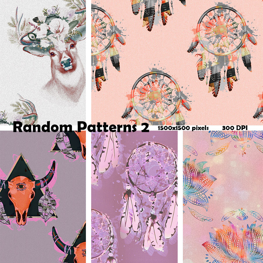 Seamless Random Patterns 2 by N/A