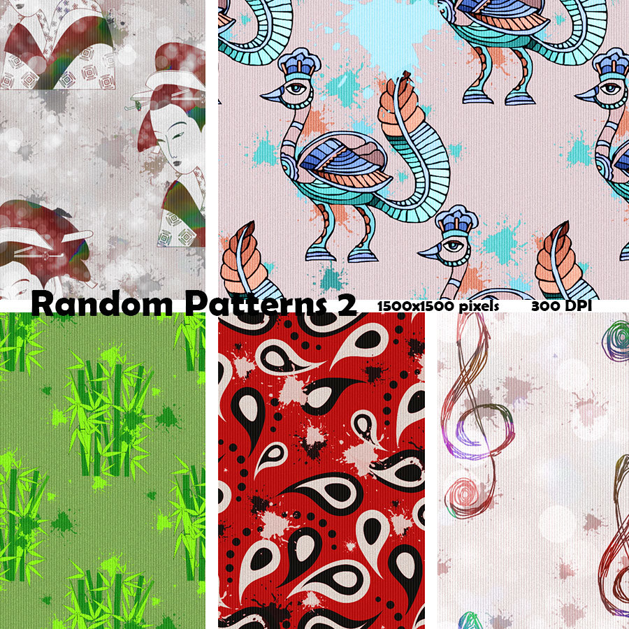 Seamless Random Patterns 2 by N/A
