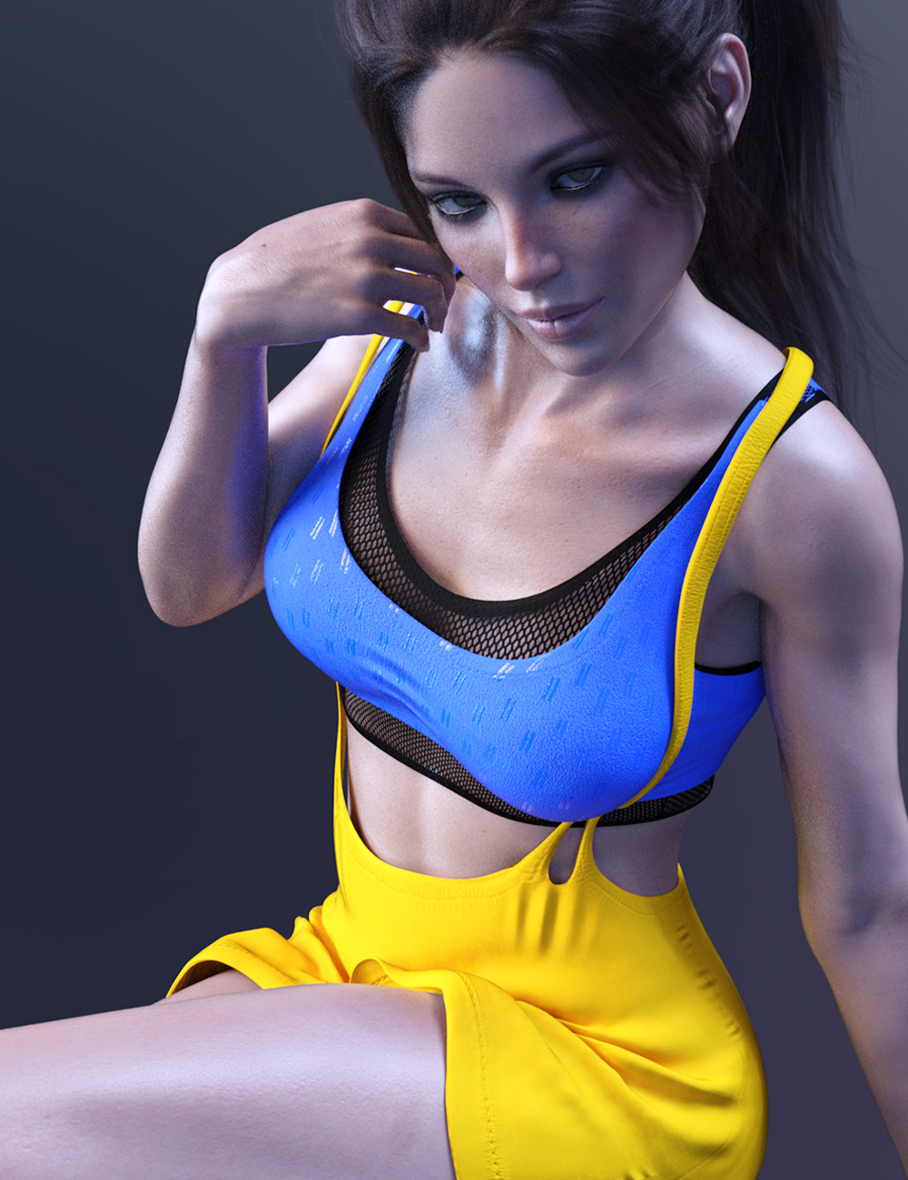 dForce X-Fashion Breathtaking Skirt for Genesis 8 Female(s) by N/A