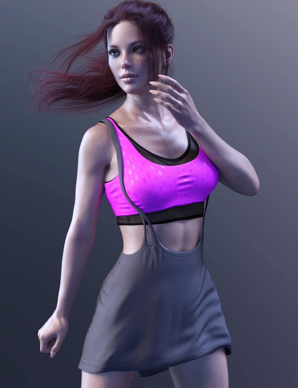 dForce X-Fashion Breathtaking Skirt for Genesis 8 Female(s) by N/A