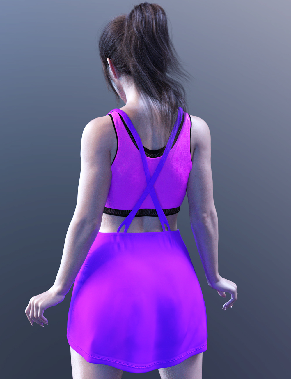 dForce X-Fashion Breathtaking Skirt for Genesis 8 Female(s) by N/A