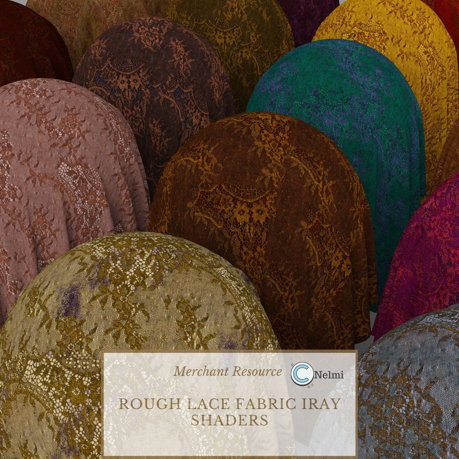 Rough Lace Fabric Iray Shaders by N/A