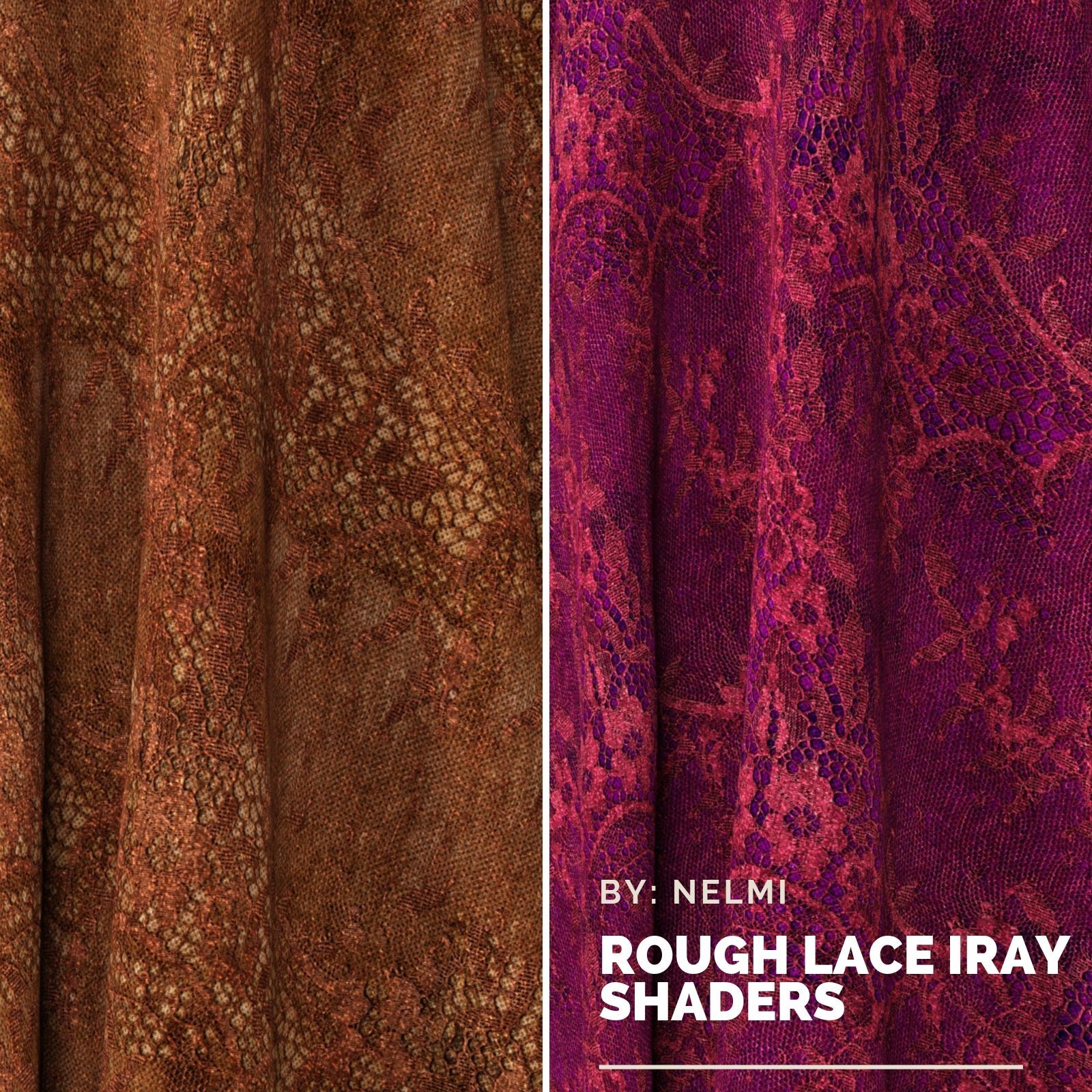 Rough Lace Fabric Iray Shaders by N/A