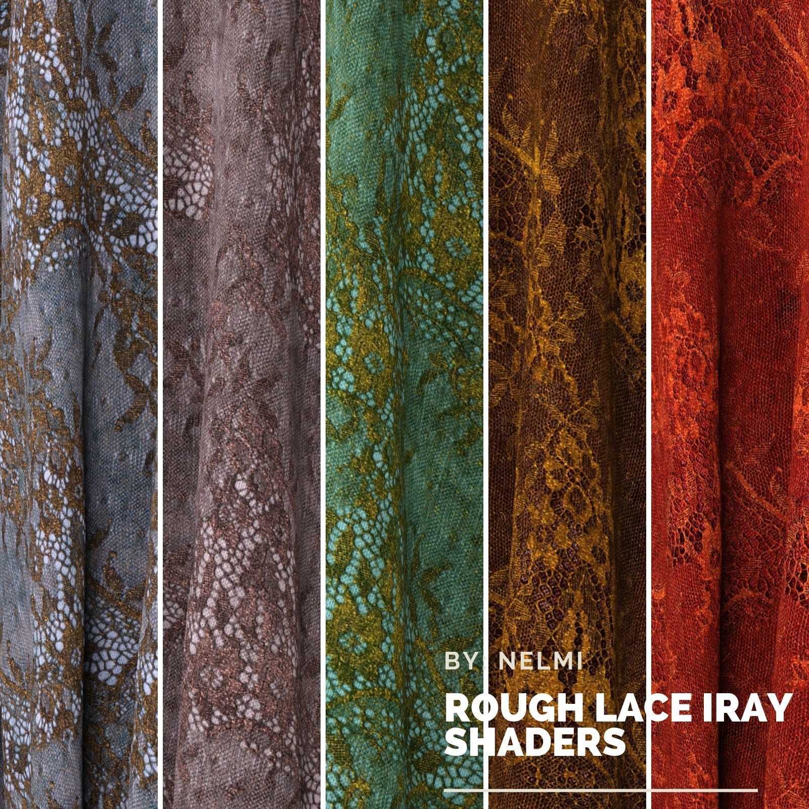 Rough Lace Fabric Iray Shaders by N/A