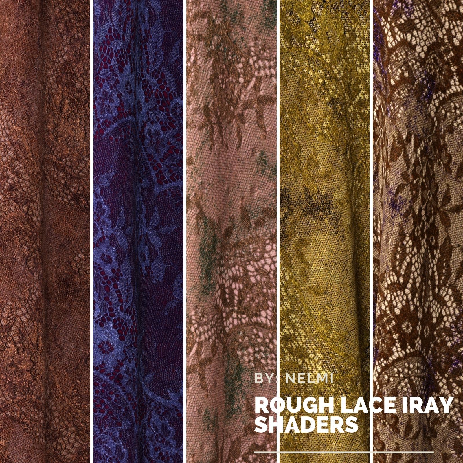 Rough Lace Fabric Iray Shaders by N/A