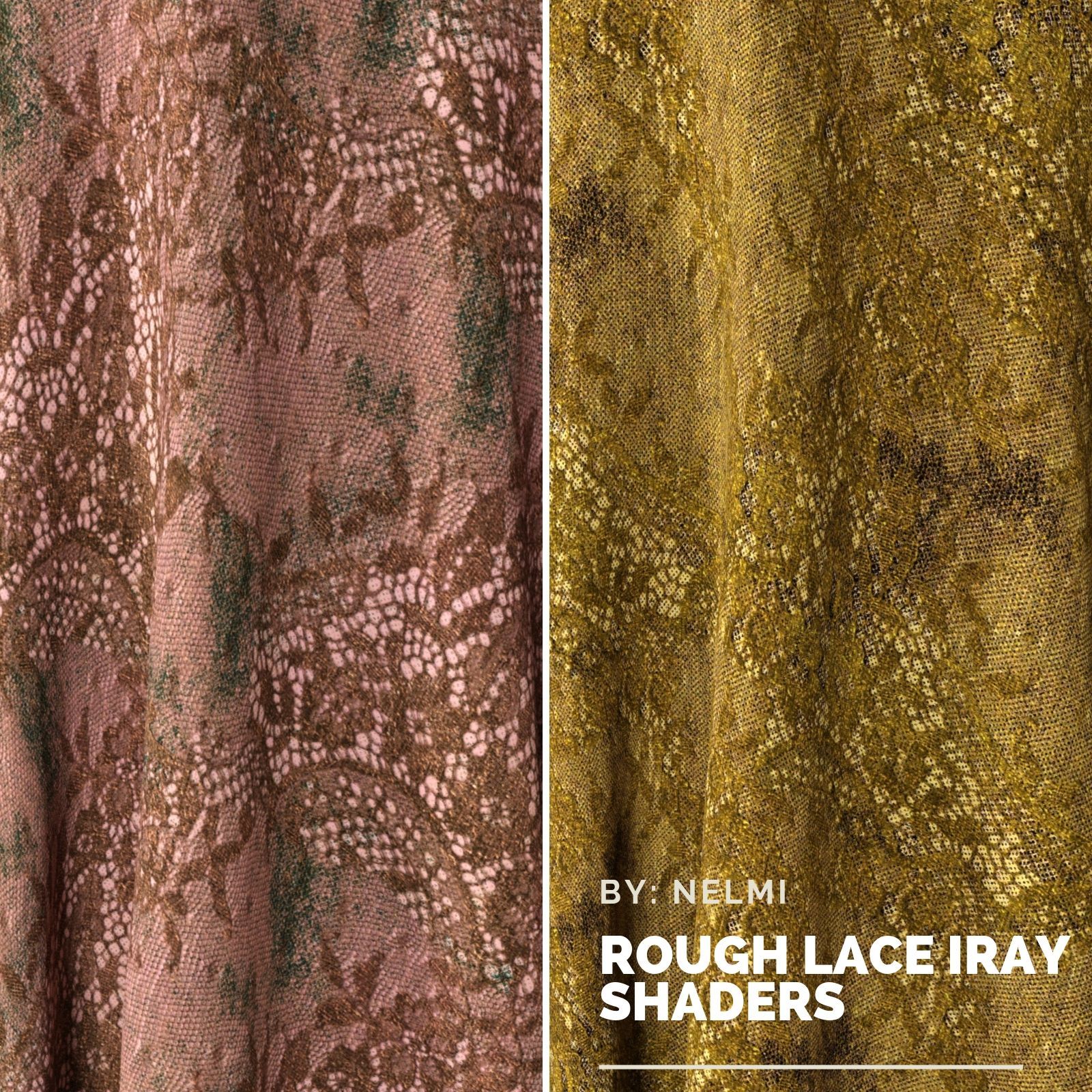 Rough Lace Fabric Iray Shaders by N/A