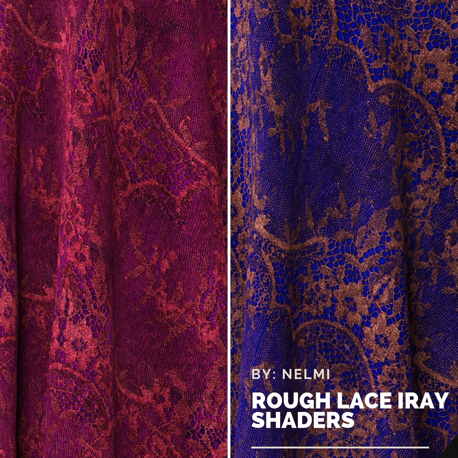 Rough Lace Fabric Iray Shaders by N/A