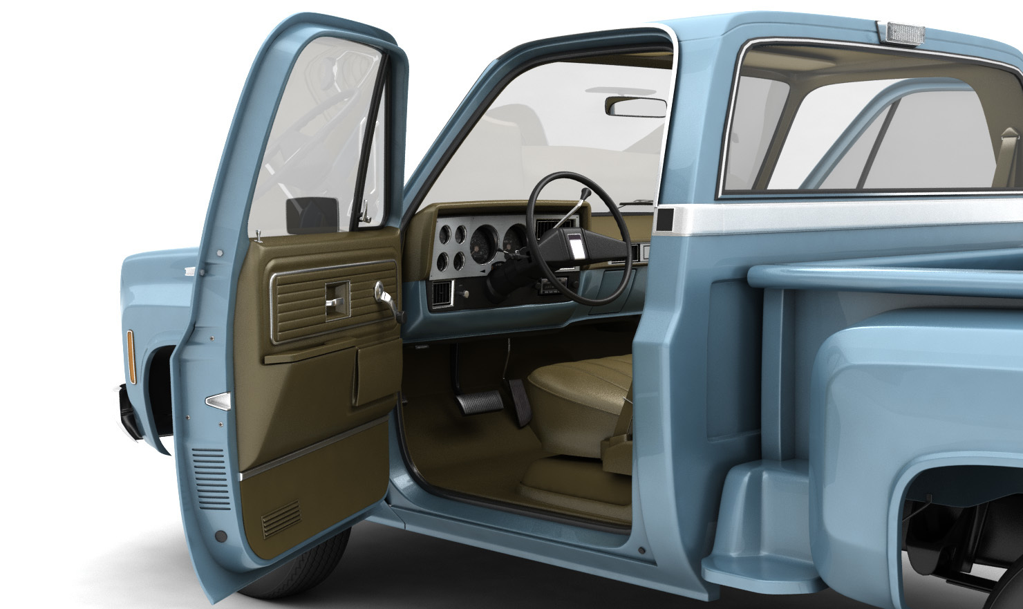 GENERIC STEP SIDE PICKUP TRUCK 10 - Extended License by N/A