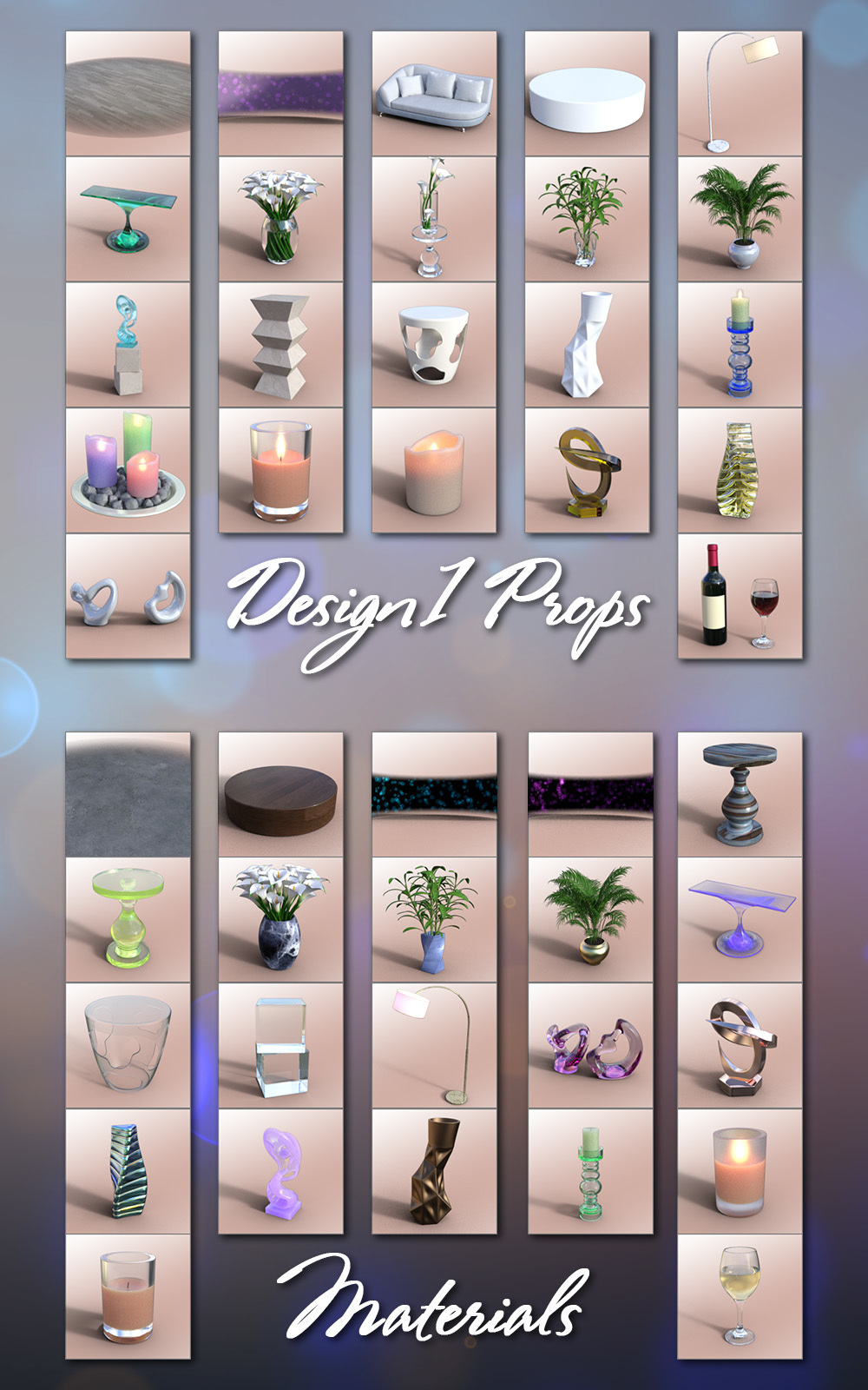 Design 1 Props and Poses by N/A