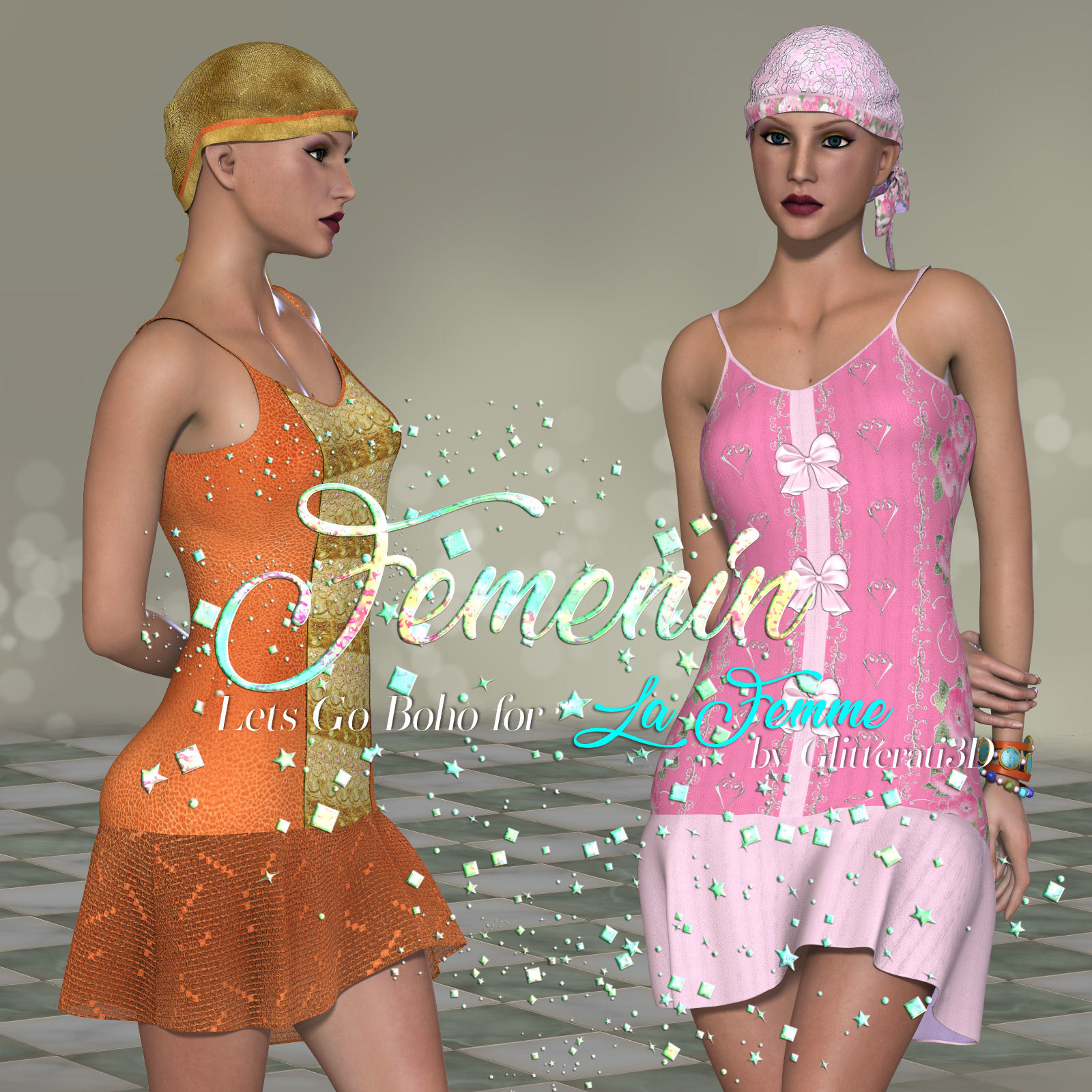 DA-Femenin for  Lets Go Boho for La Femme by N/A