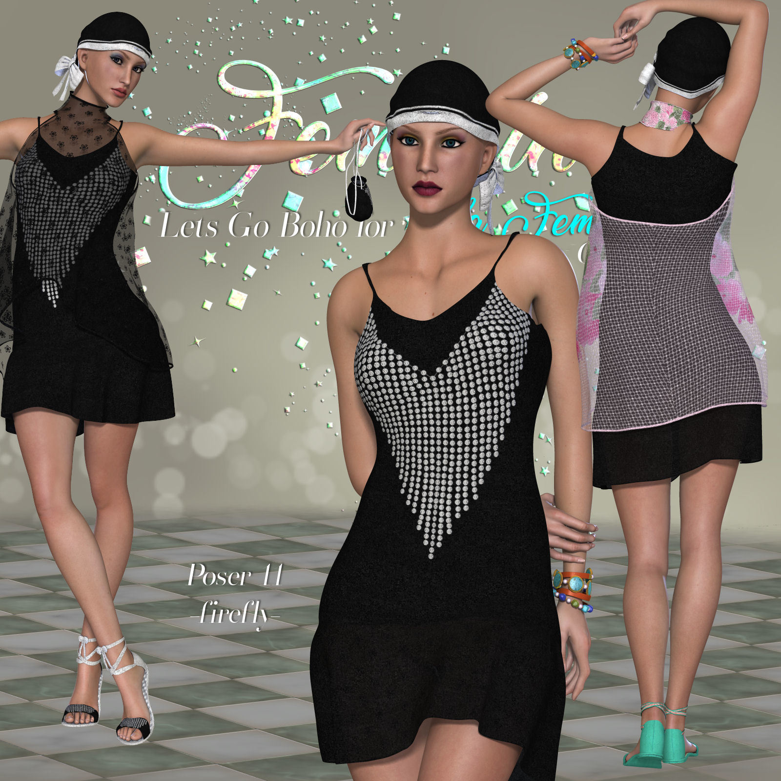 DA-Femenin for  Lets Go Boho for La Femme by N/A