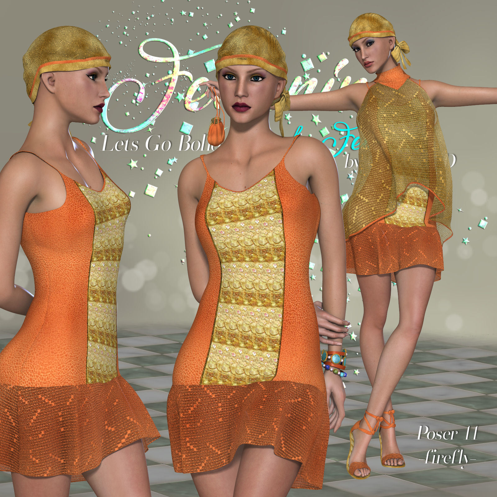 DA-Femenin for  Lets Go Boho for La Femme by N/A