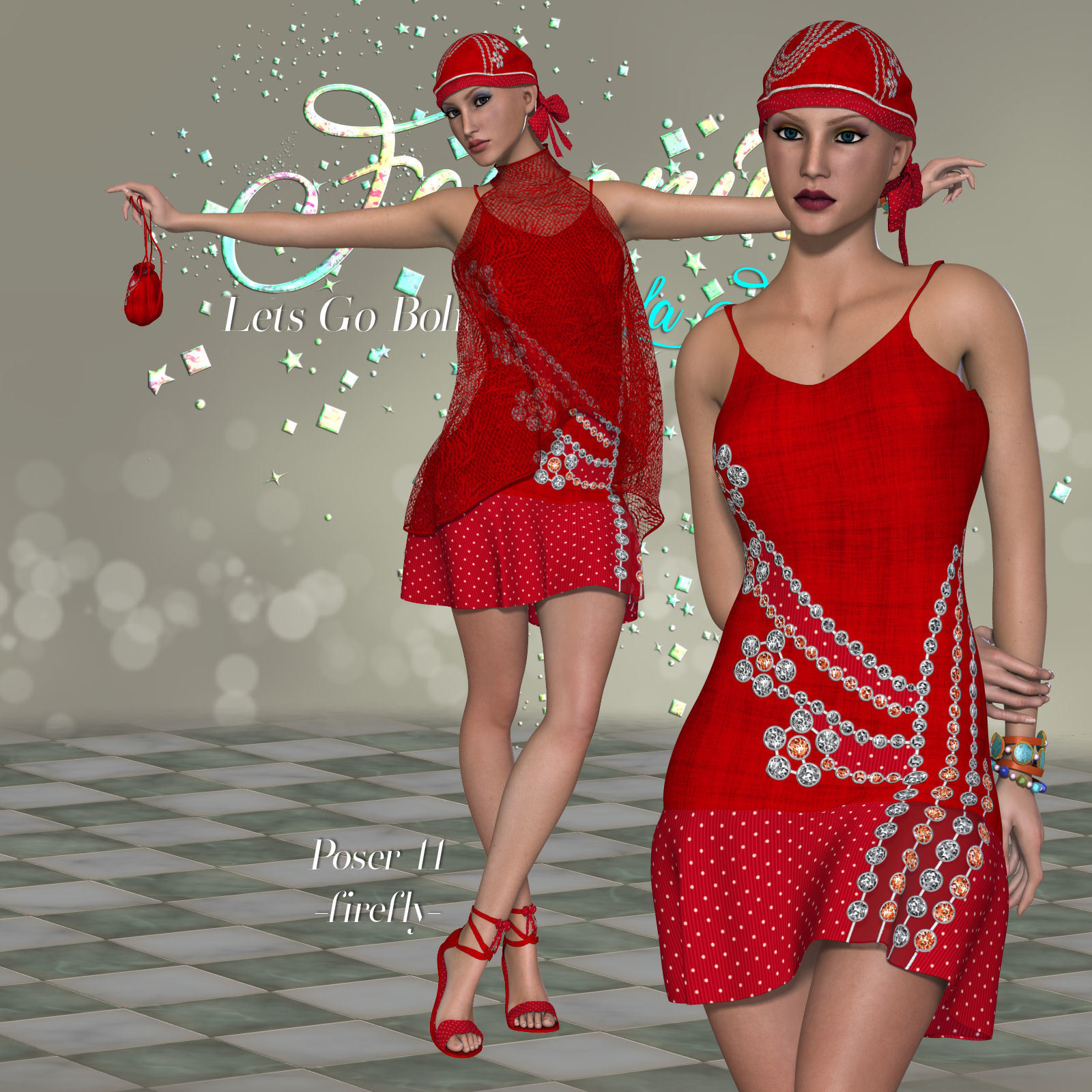 DA-Femenin for  Lets Go Boho for La Femme by N/A