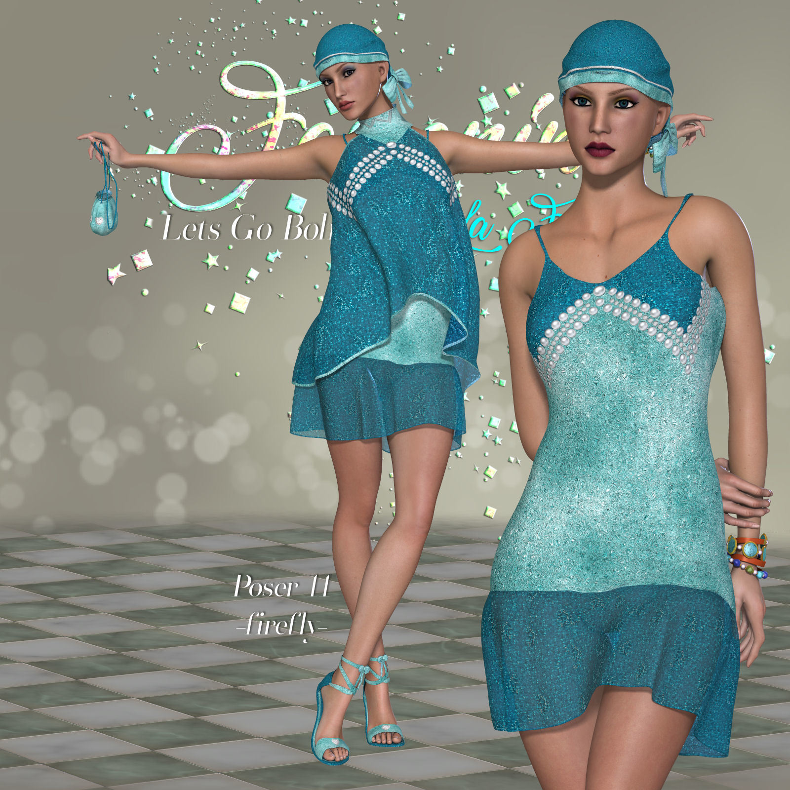 DA-Femenin for  Lets Go Boho for La Femme by N/A