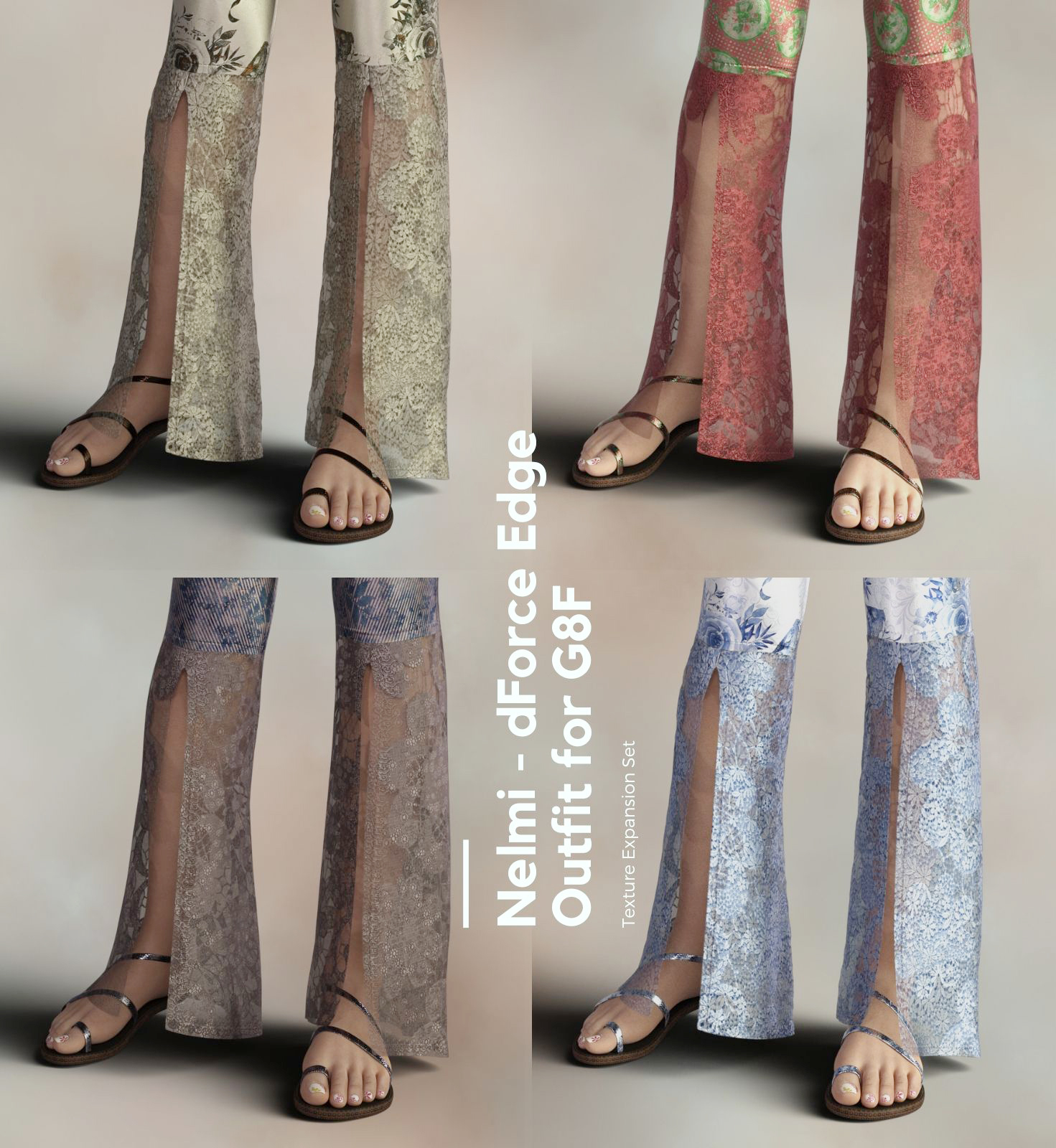NELMI- Dforce Edge Outfit Genesis 8 Females by N/A