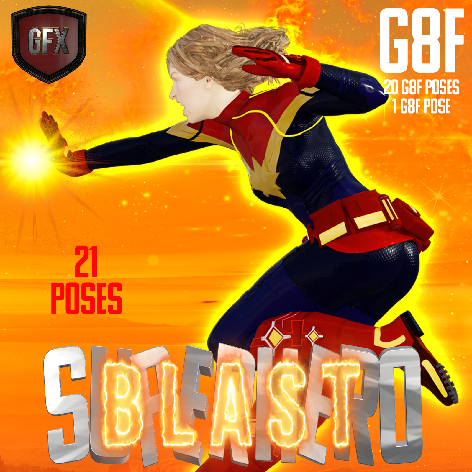 SuperHero Blast for G8F Volume 1 by N/A