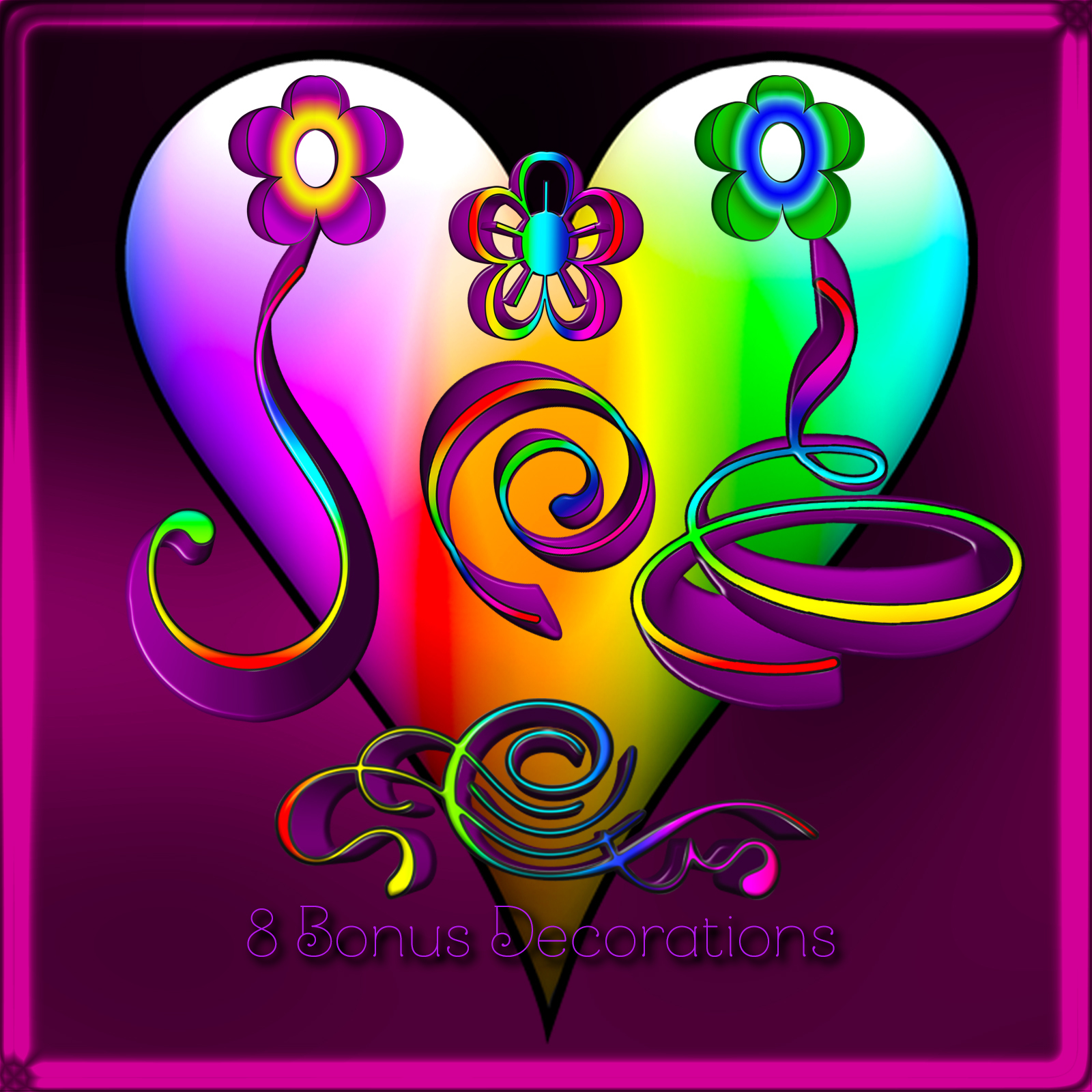Swirly Girl Rainbow Alphabet by N/A