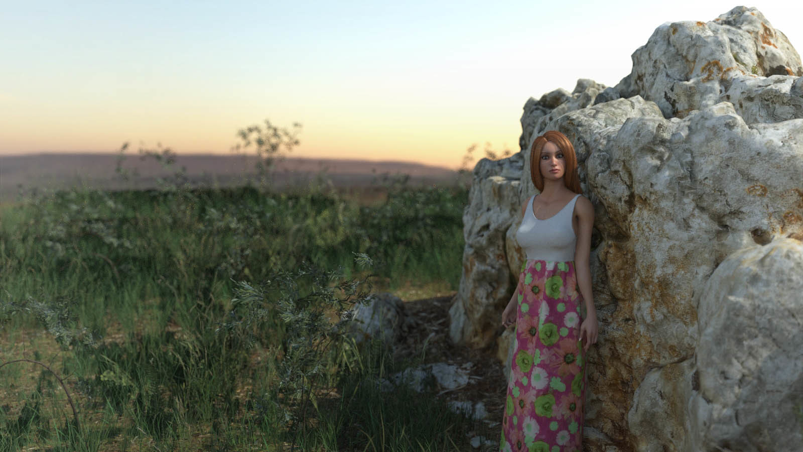 3D Scenery: Kokkinos Red Rocks by N/A