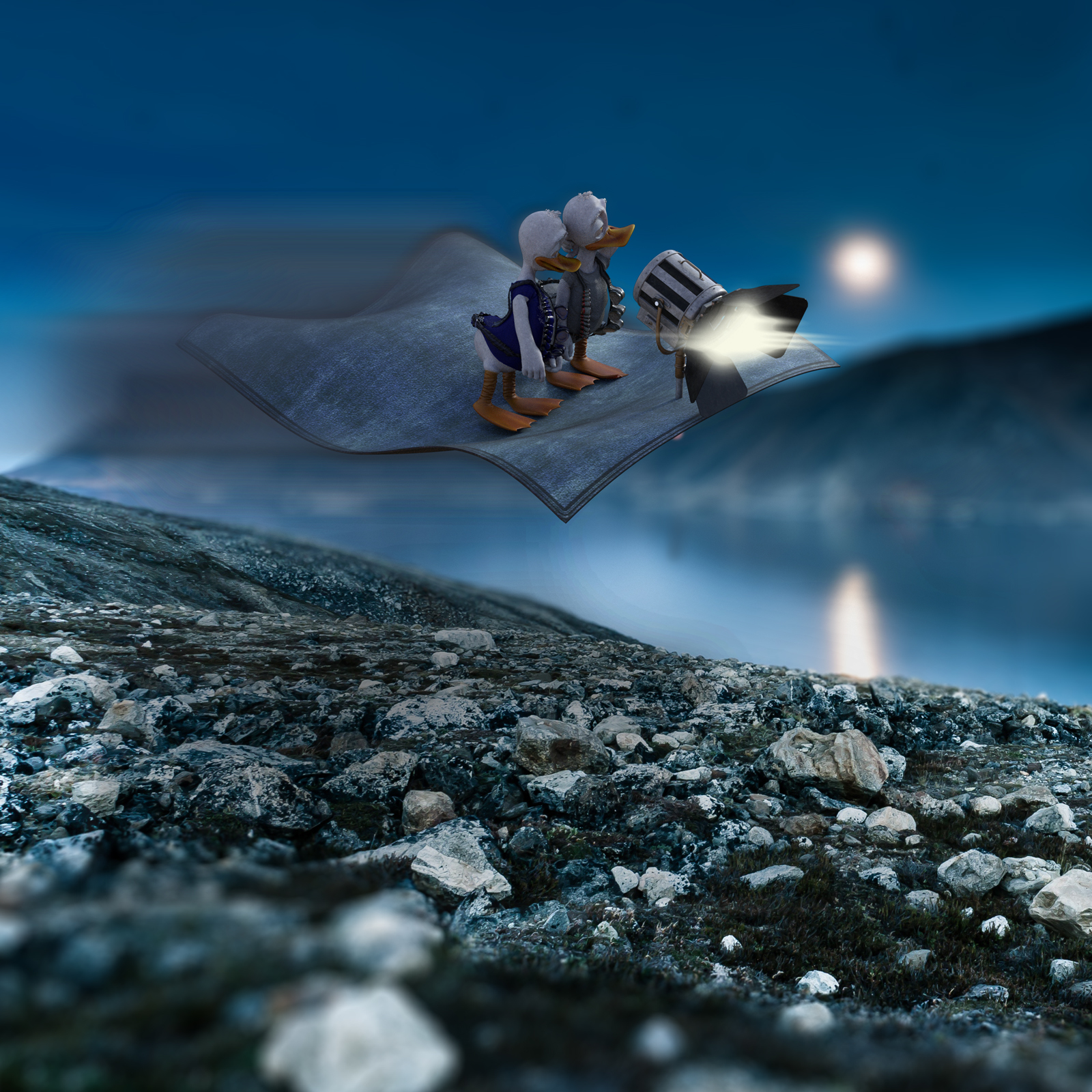 Flying Carpet Base Figure by N/A