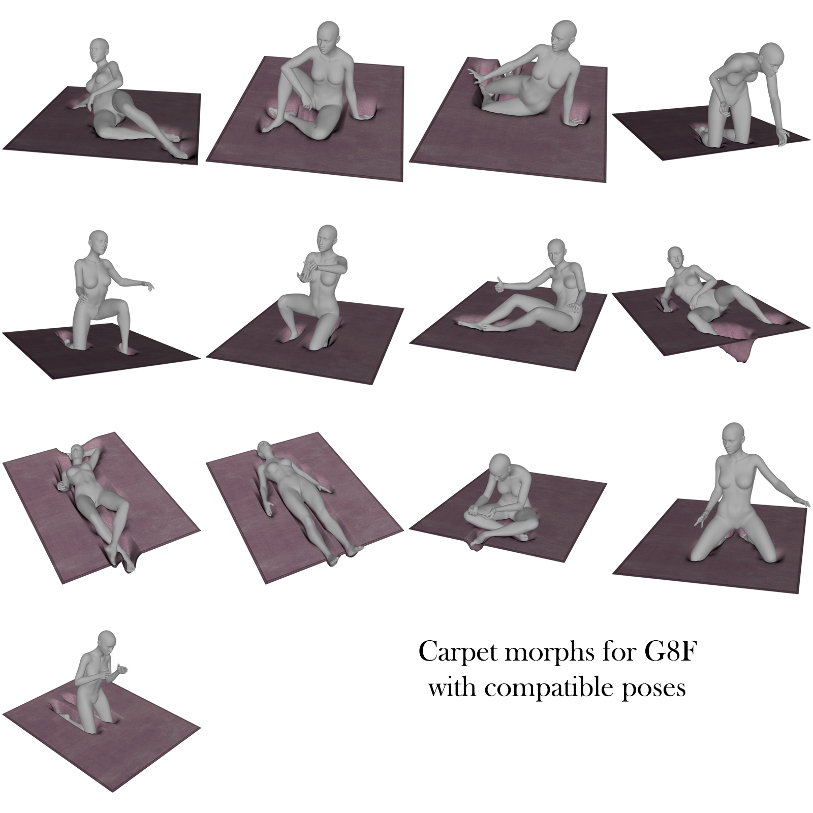 Flying Carpet Morphs & Poses for G8FM by N/A