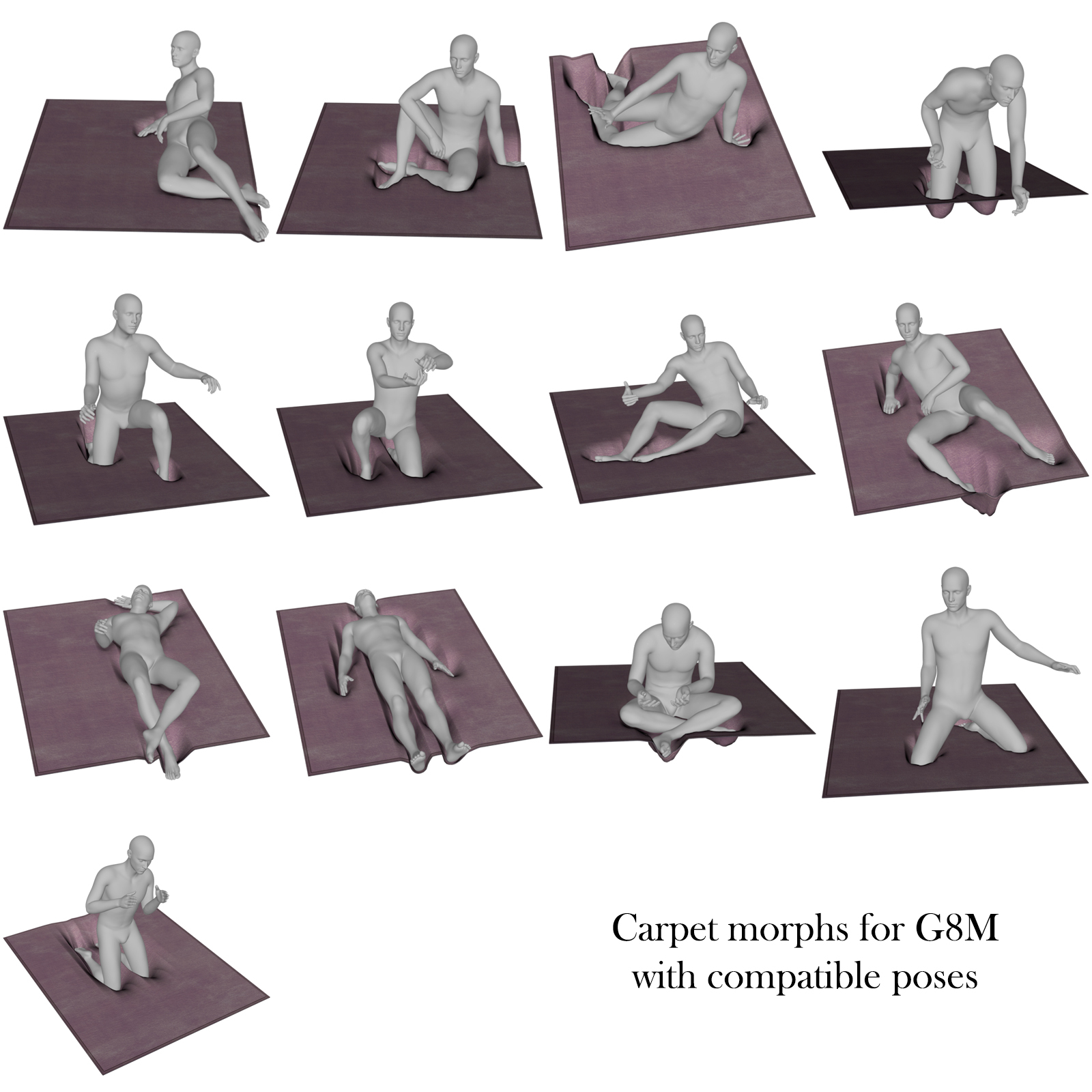Flying Carpet Morphs & Poses for G8FM by N/A