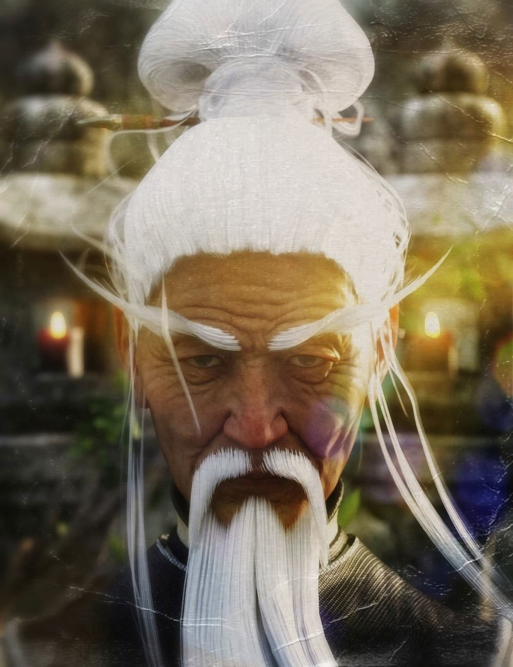 Sifu: Kung Fu Master Hair  for G8M by N/A