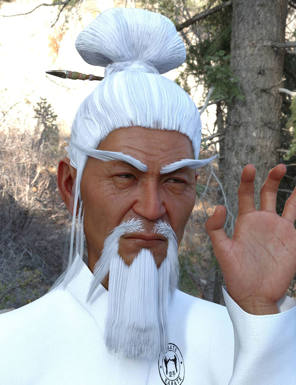 Sifu: Kung Fu Master Hair  for G8M by N/A
