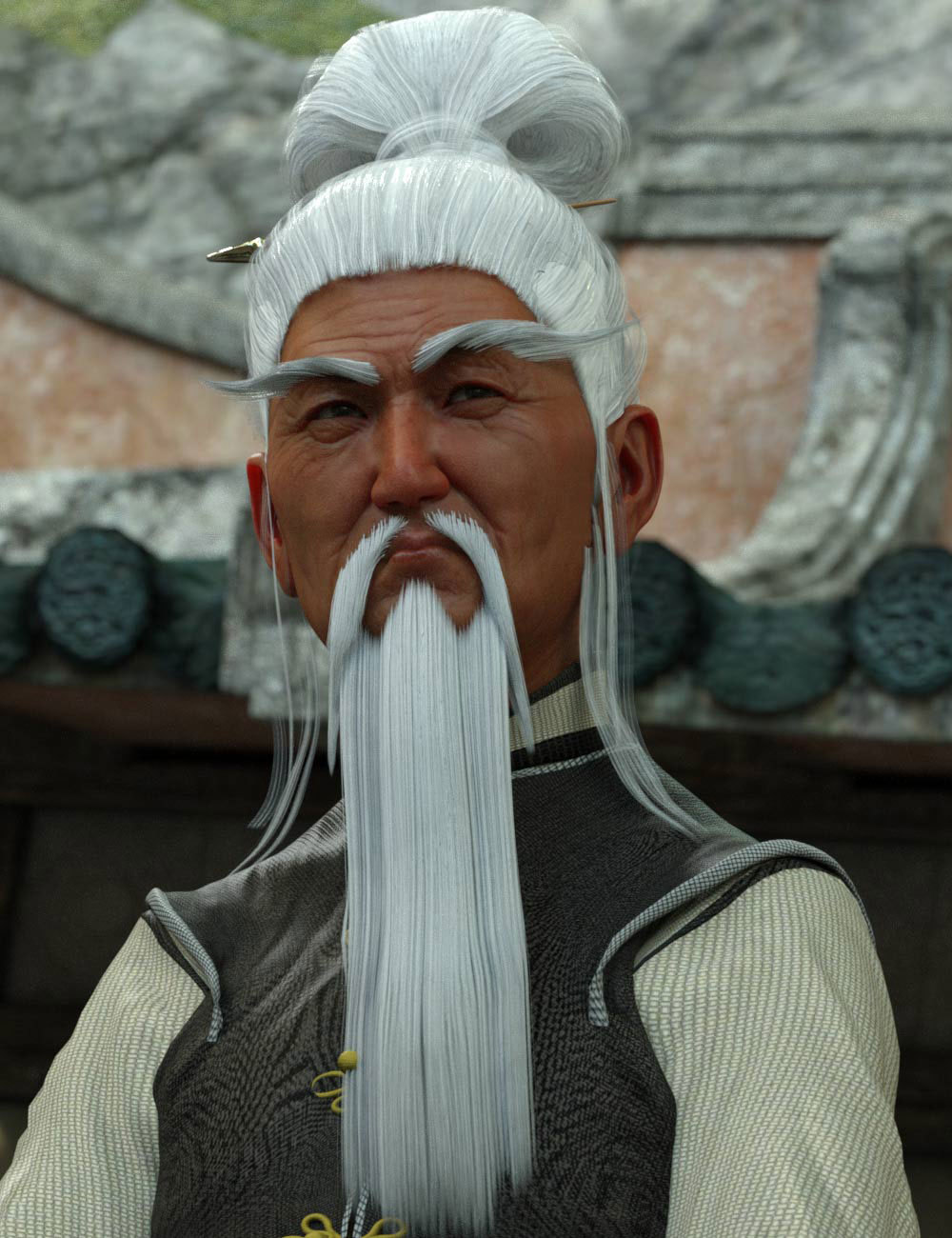 Sifu: Kung Fu Master Hair  for G8M by N/A