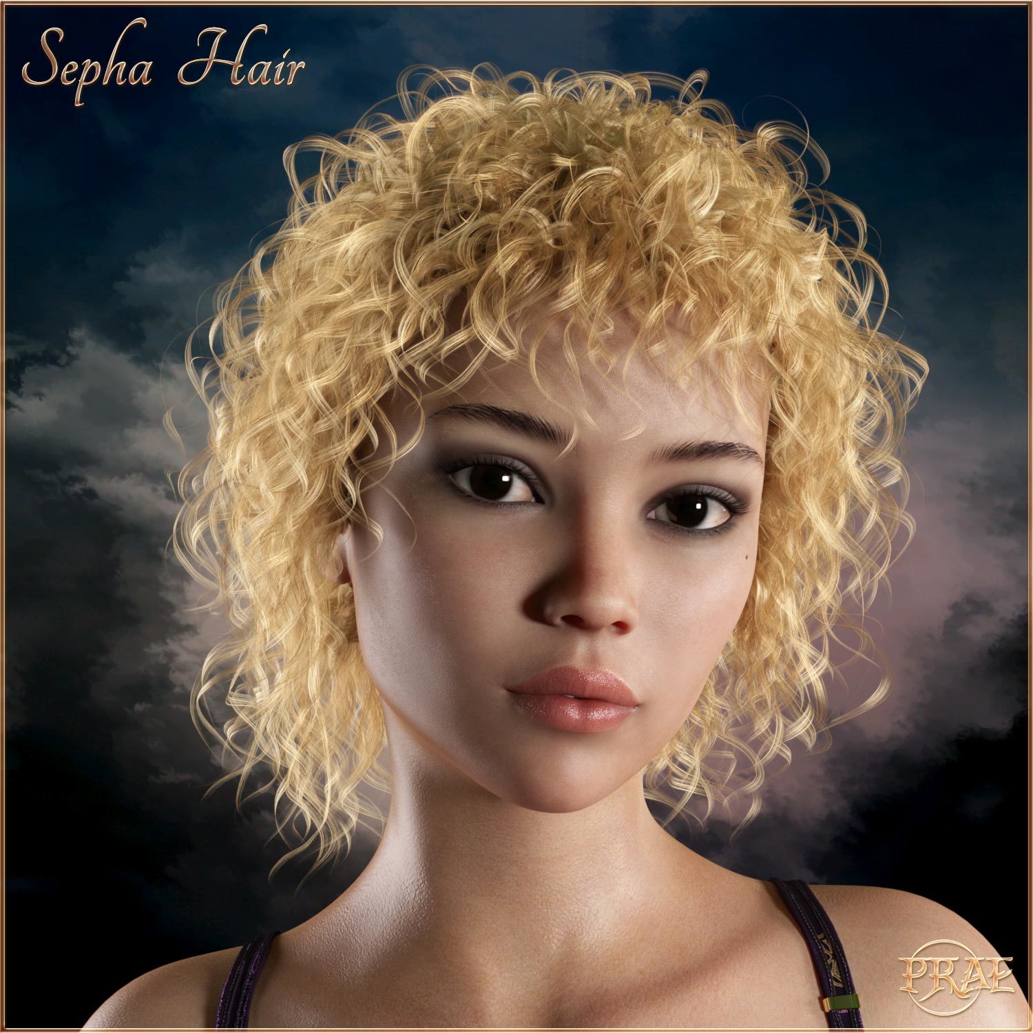 Prae-Sepha Hair G3G8 Daz by N/A