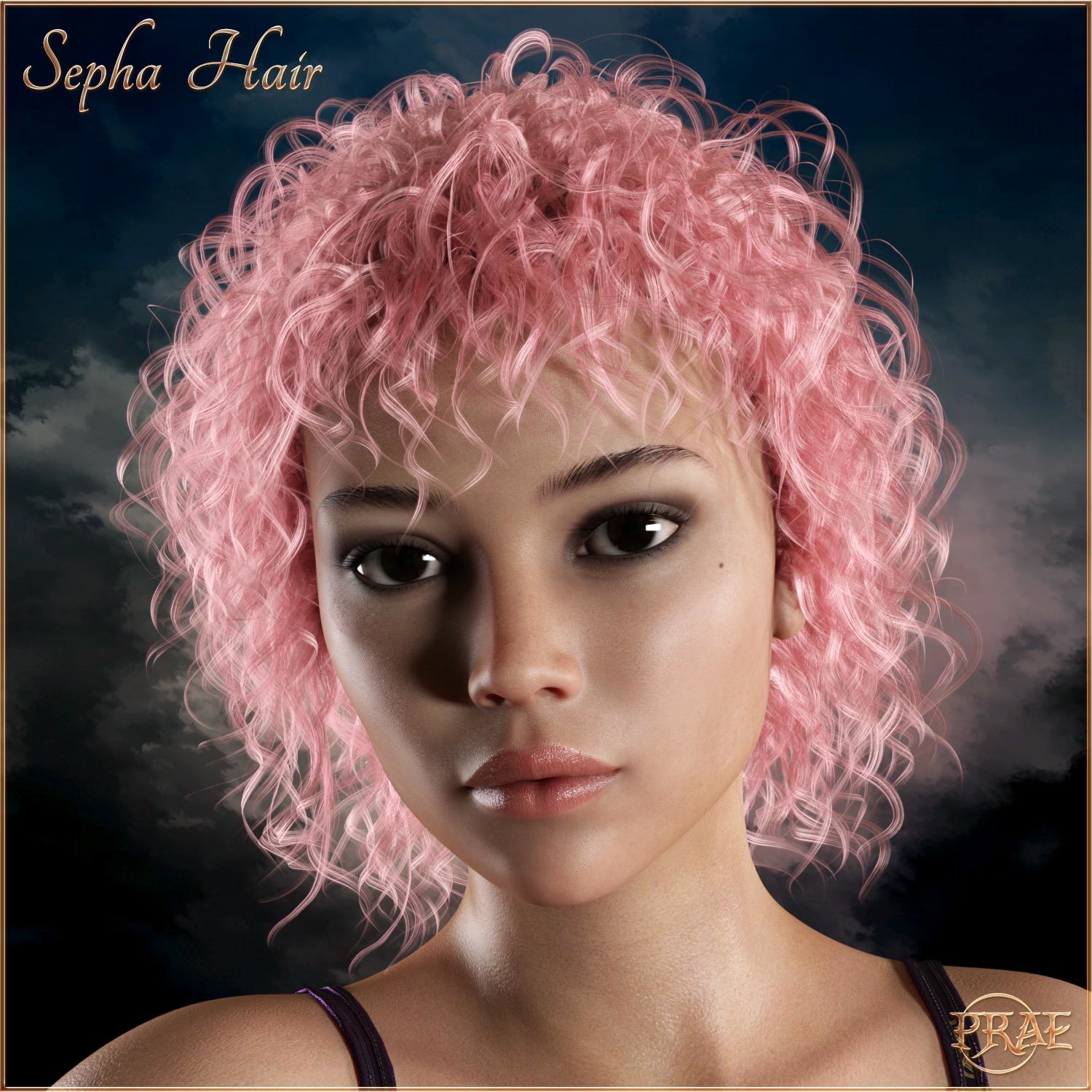 Prae-Sepha Hair G3G8 Daz by N/A
