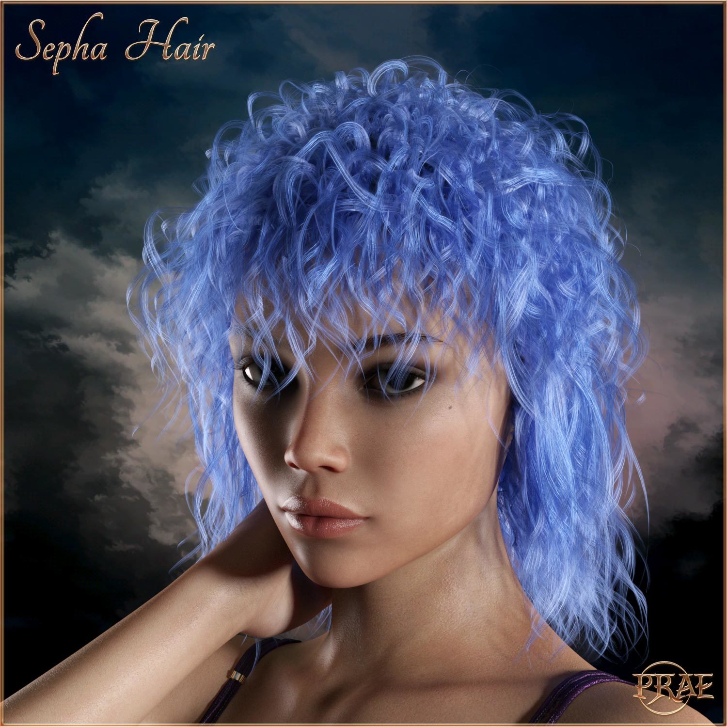 Prae-Sepha Hair G3G8 Daz by N/A