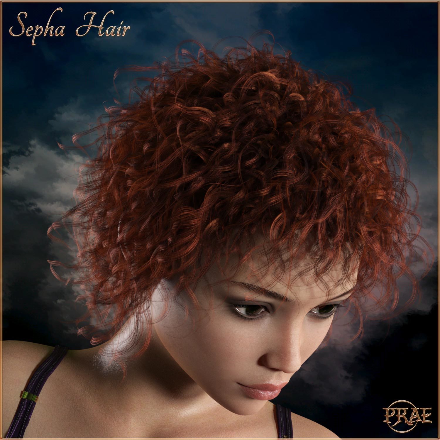 Prae-Sepha Hair G3G8 Daz by N/A