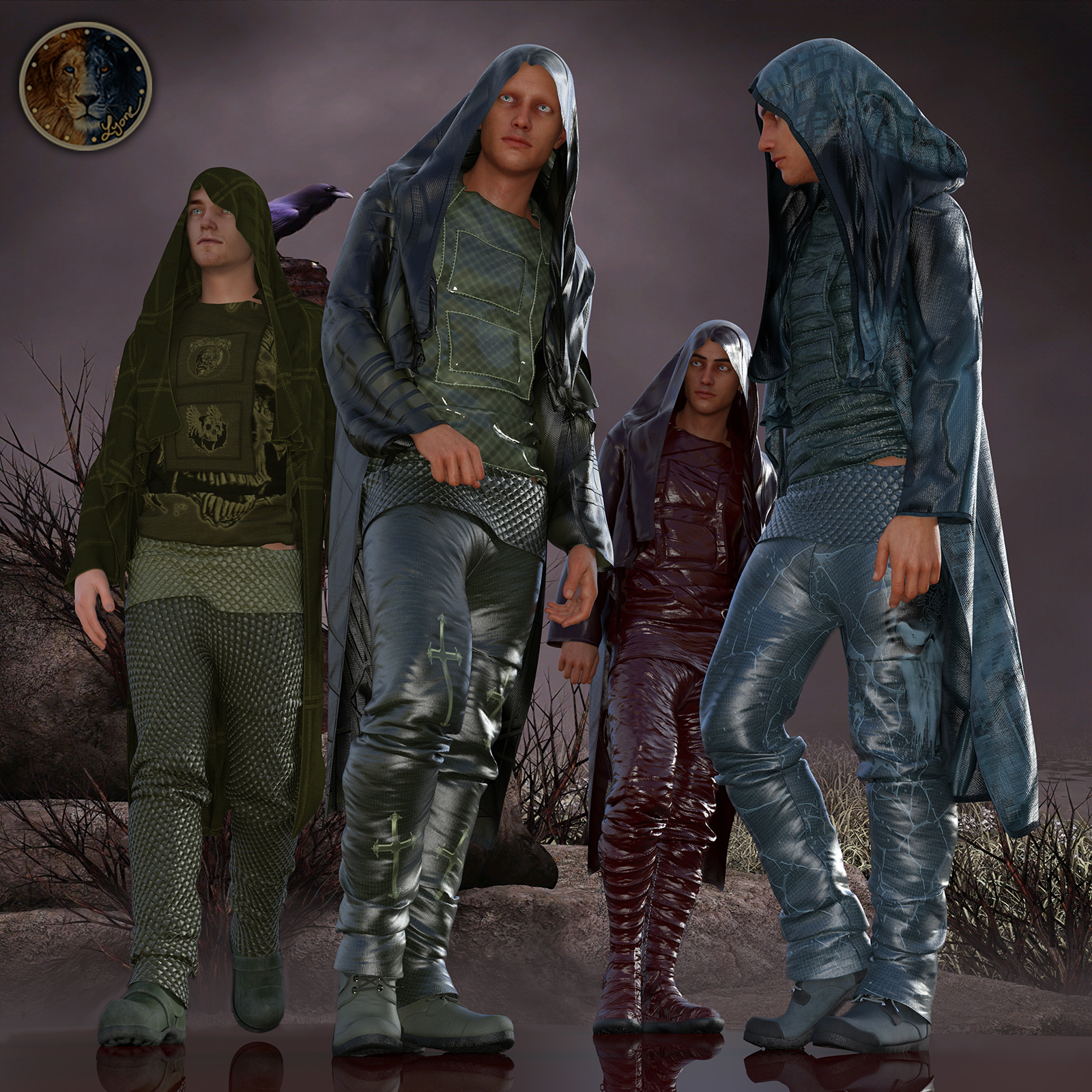 Texture Addon 1_Iray for Lyones dForce Number 04 by N/A