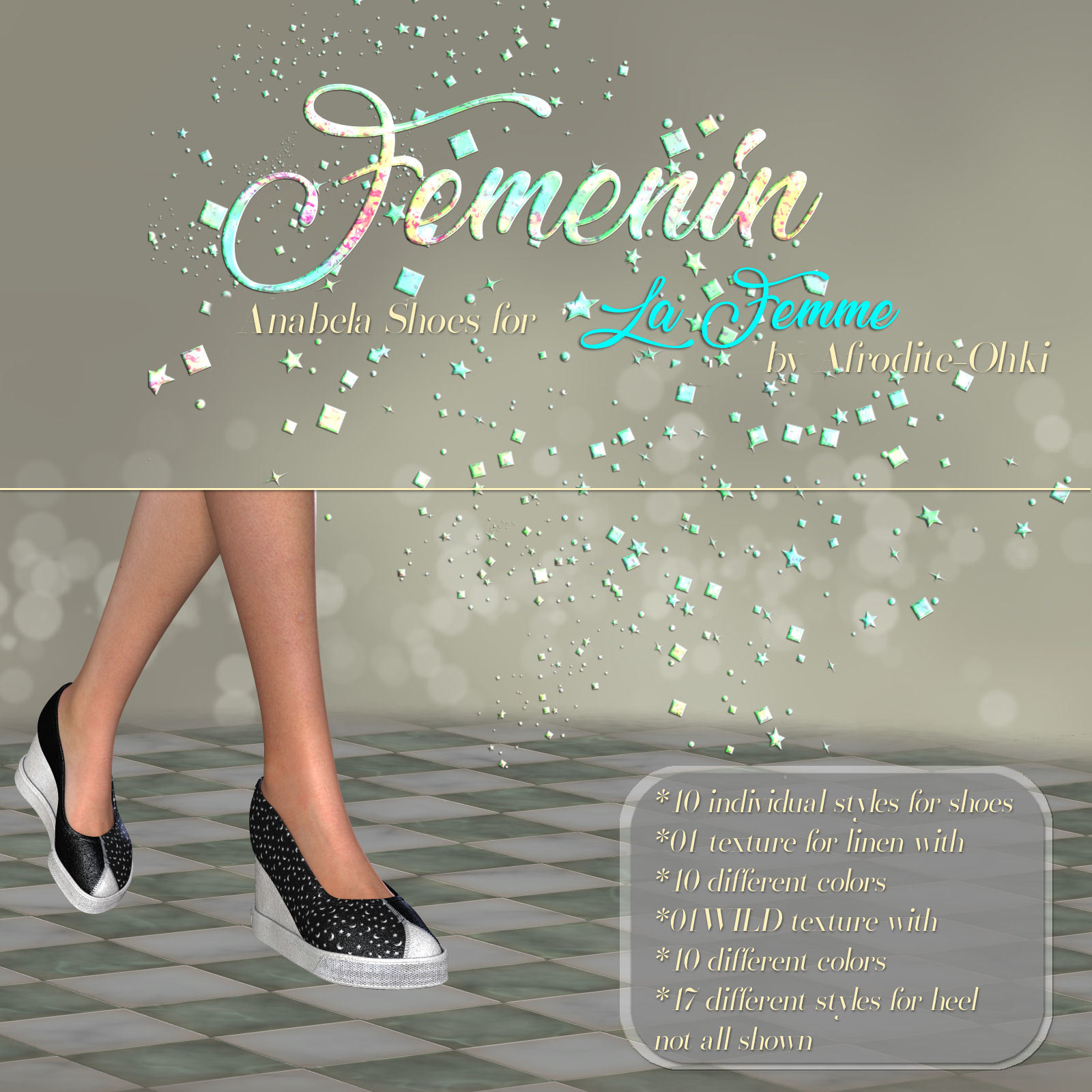 DA-Femenin for Anabela Shoes for La Femme by N/A