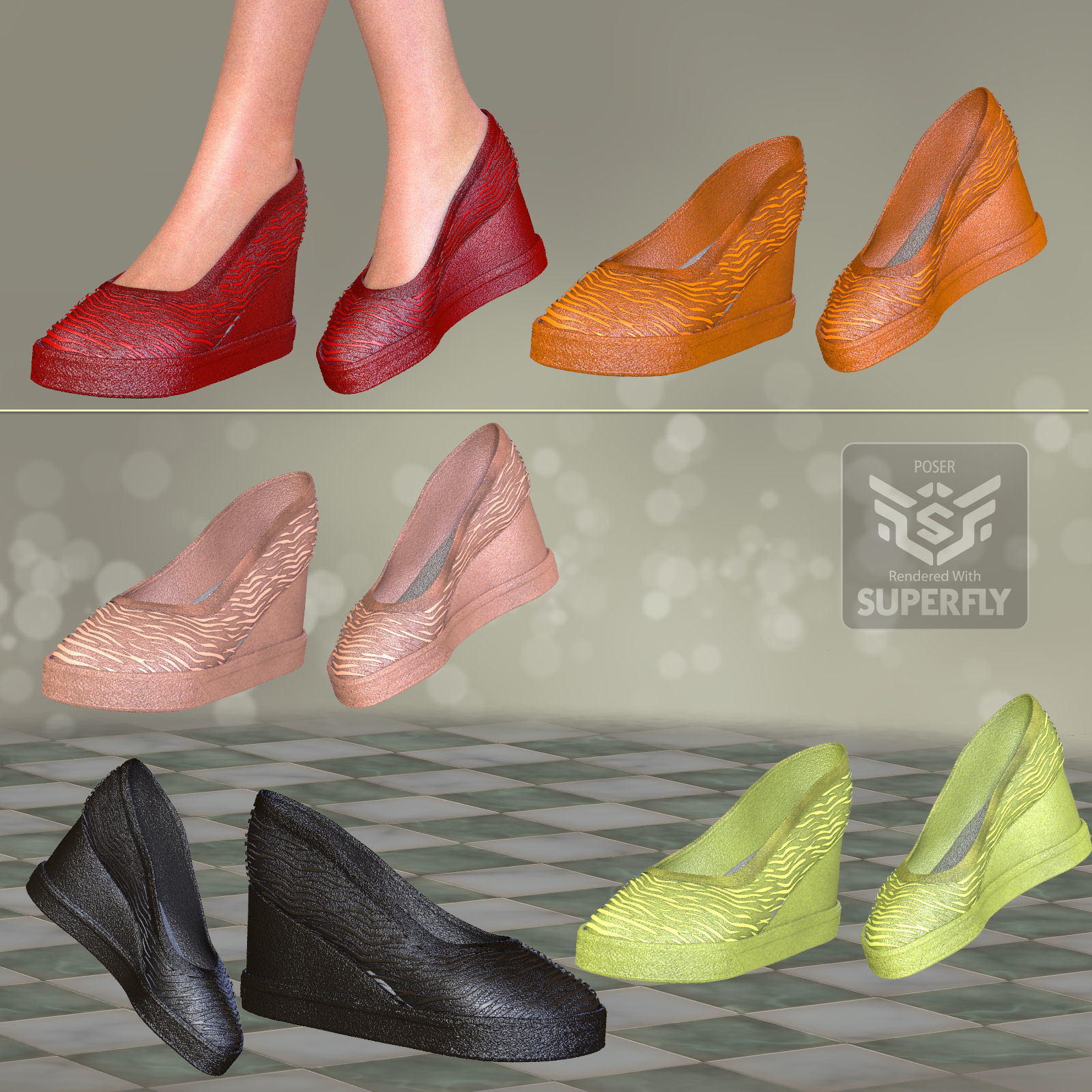 DA-Femenin for Anabela Shoes for La Femme by N/A