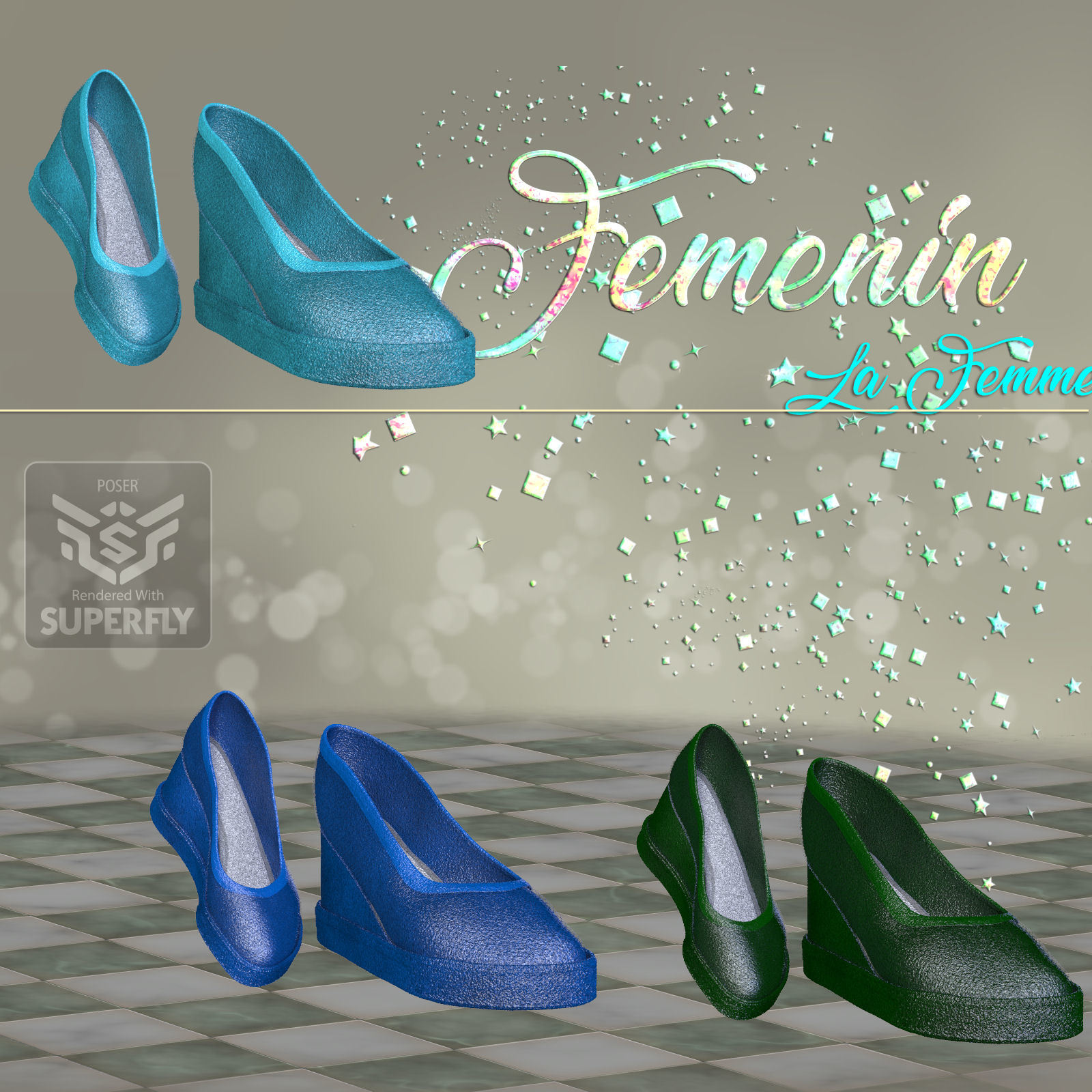 DA-Femenin for Anabela Shoes for La Femme by N/A