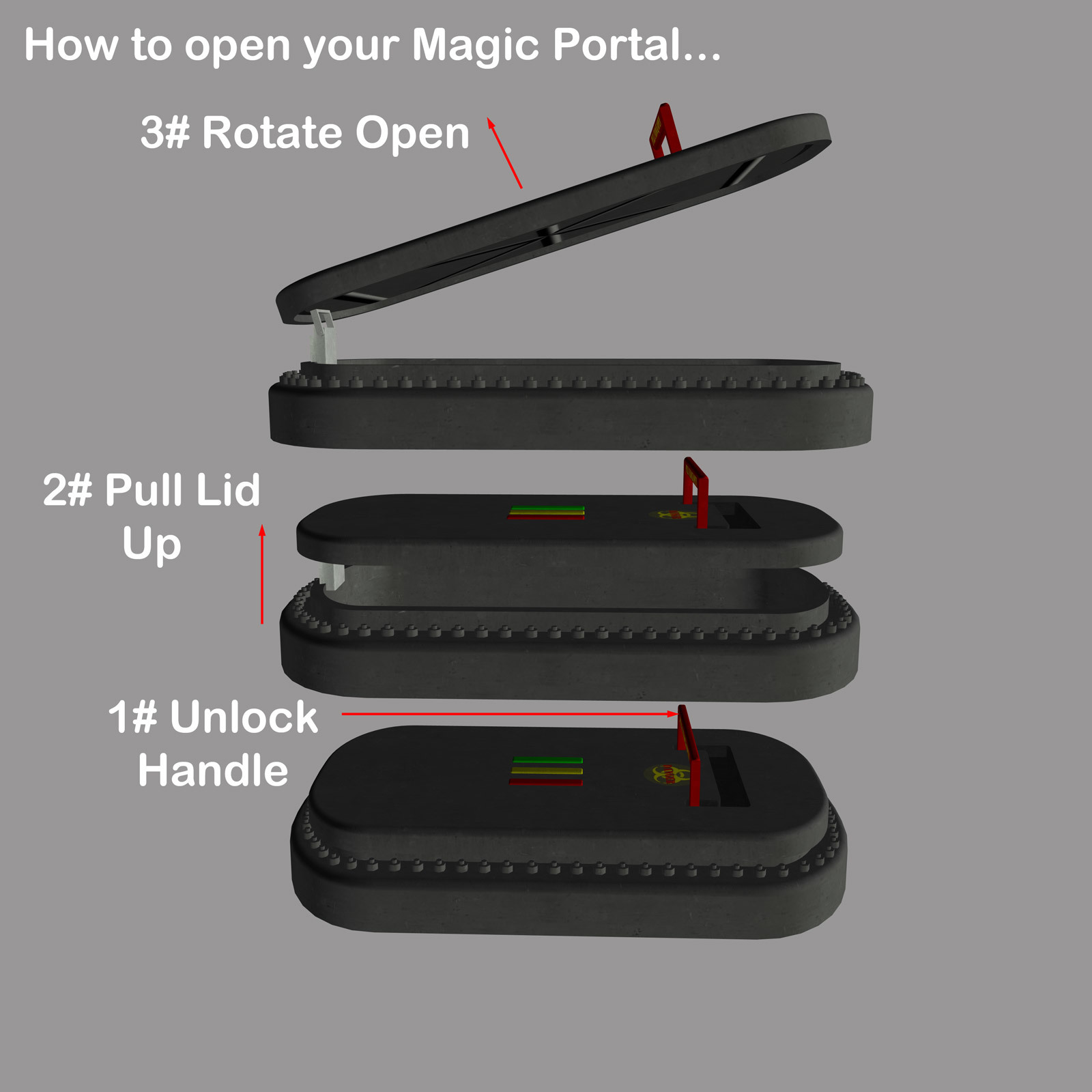 AtoZ DetailTime Magic Portal II v1 for Poser by N/A