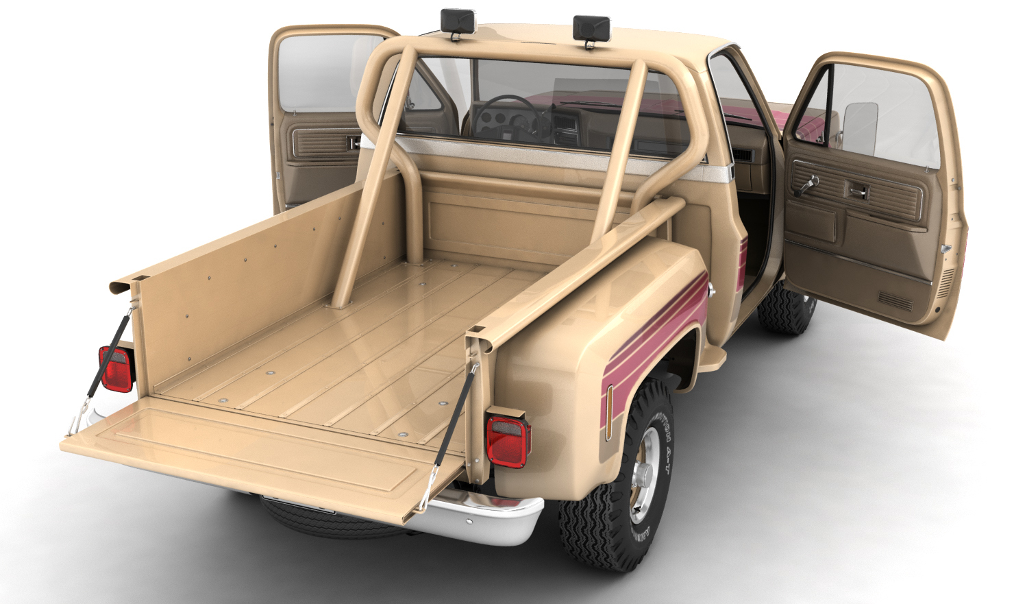 GENERIC 4WD STEPSIDE PICKUP TRUCK 11 - Extended LIcense by N/A