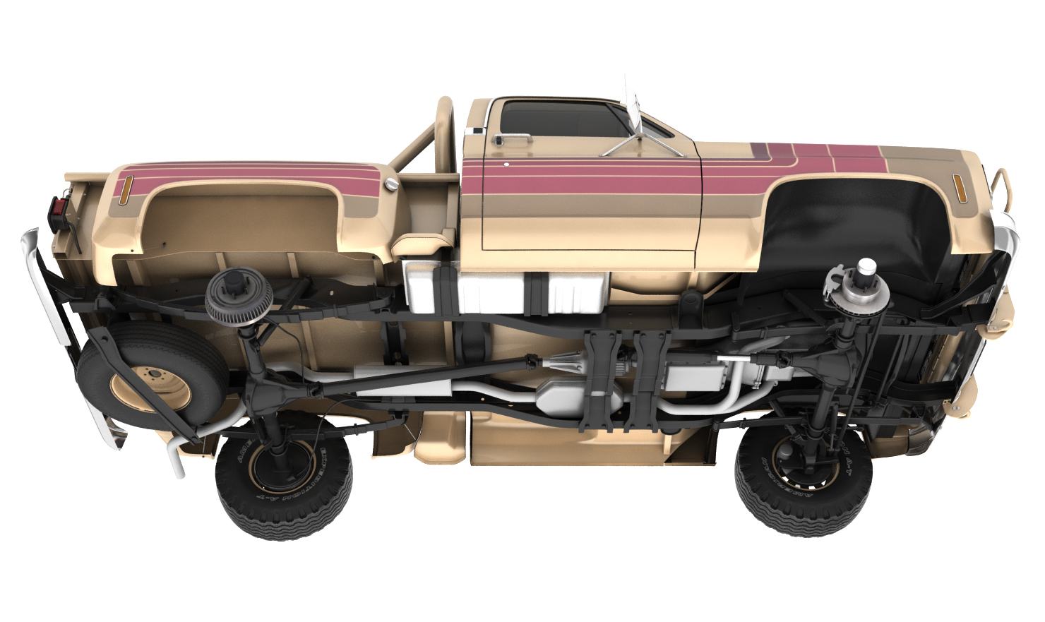 GENERIC 4WD STEPSIDE PICKUP TRUCK 11 - Extended LIcense by N/A