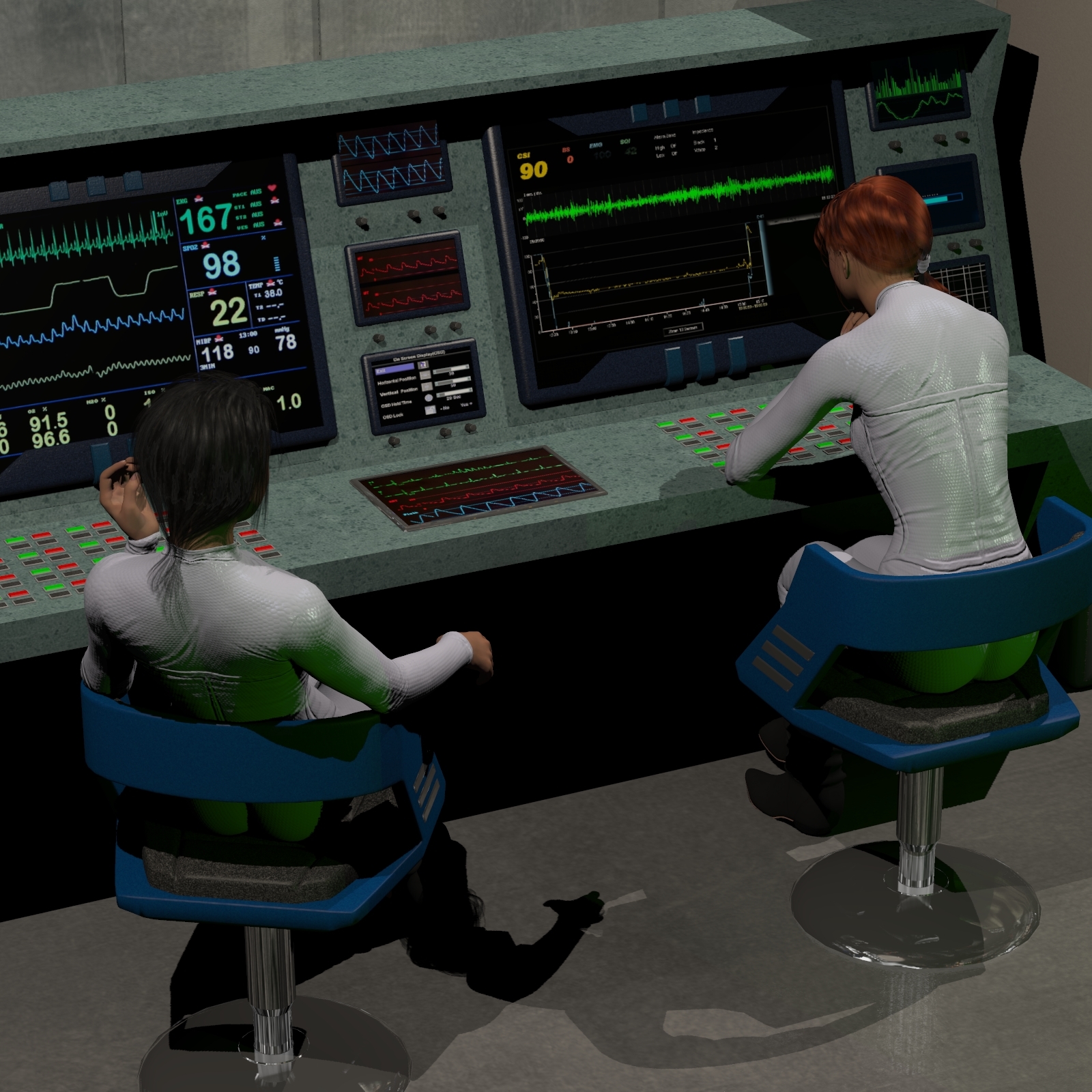 sci fi laboratory by N/A