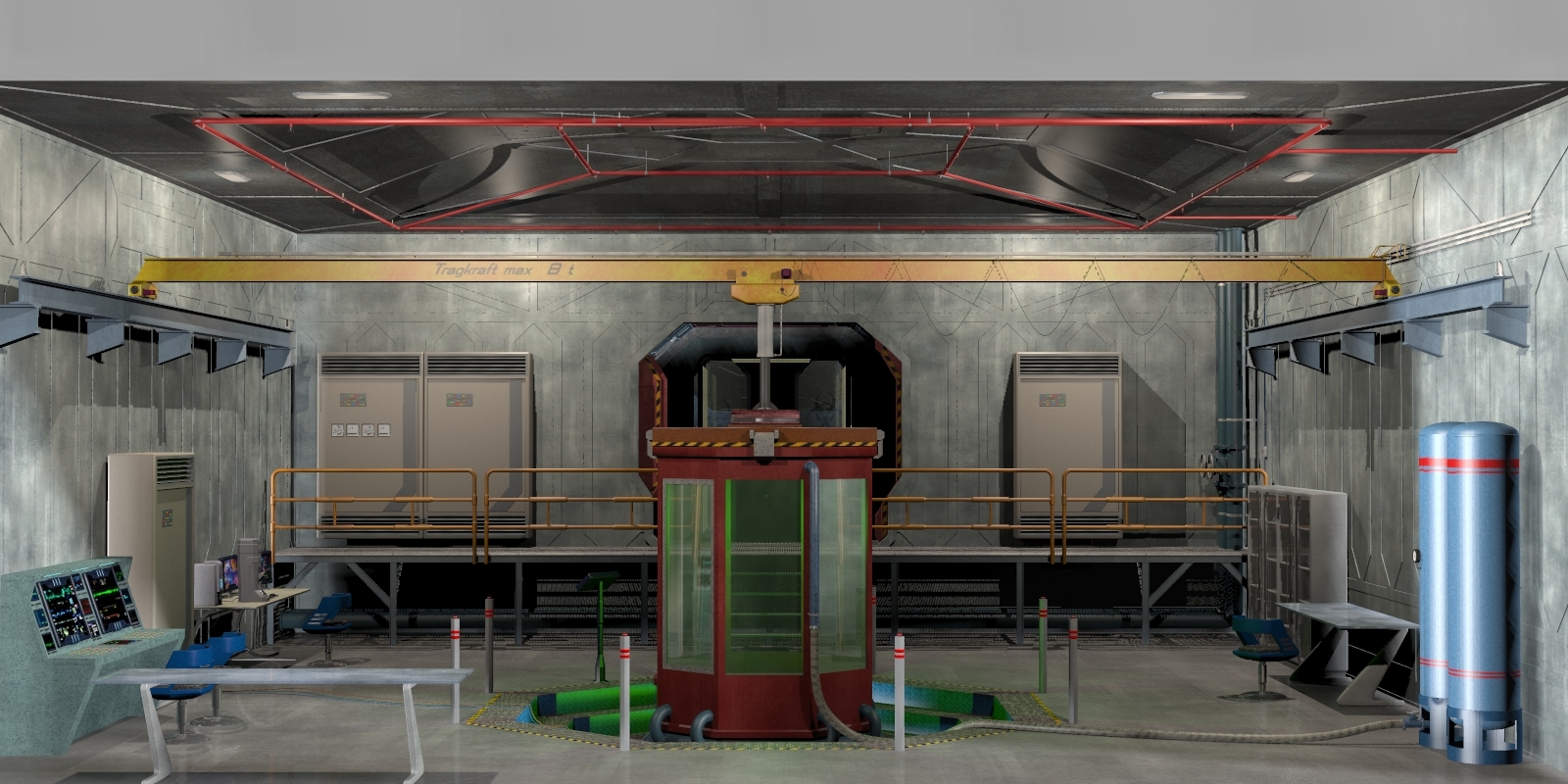 sci fi laboratory by N/A