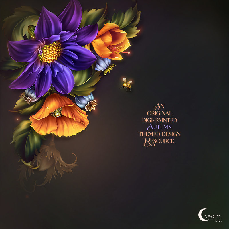 Moonbeam's Autumn Garden by N/A