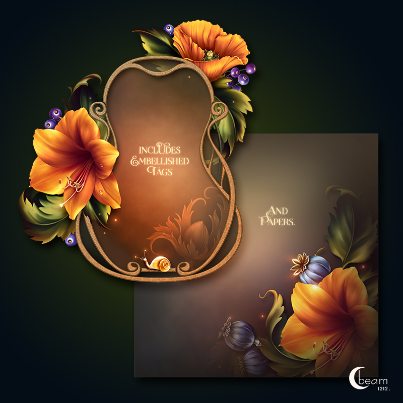 Moonbeam's Autumn Garden by N/A
