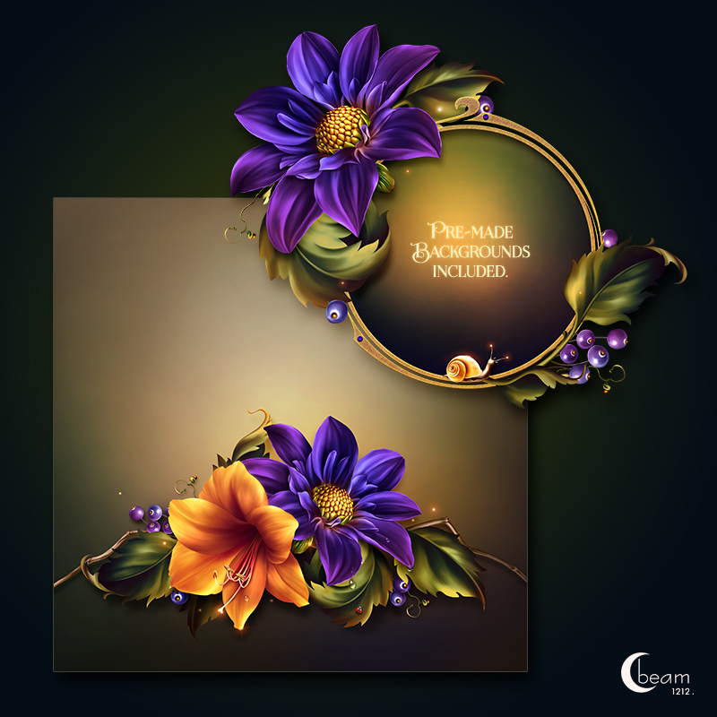 Moonbeam's Autumn Garden by N/A