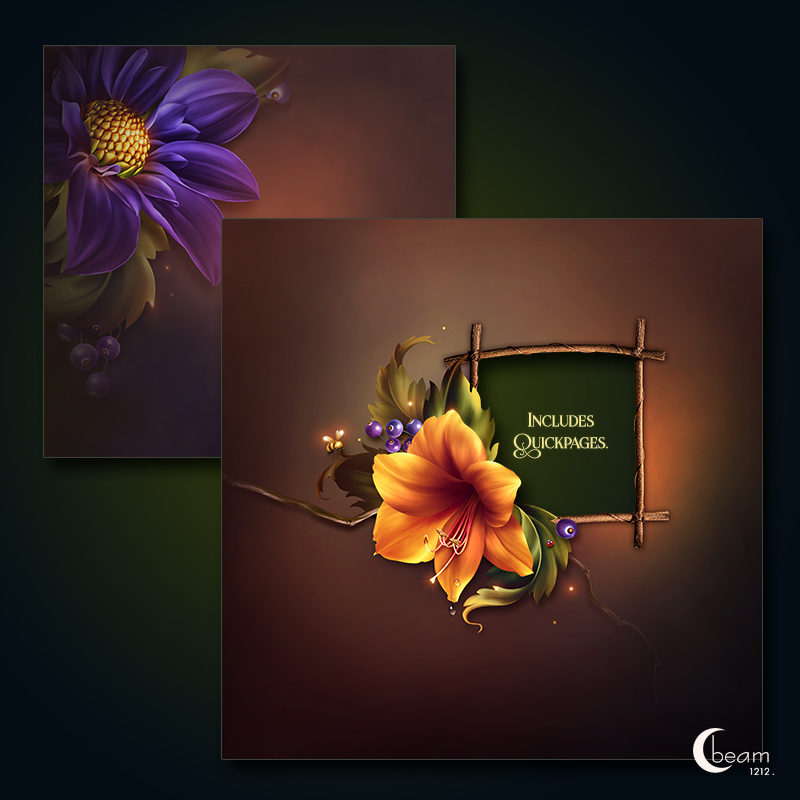 Moonbeam's Autumn Garden by N/A