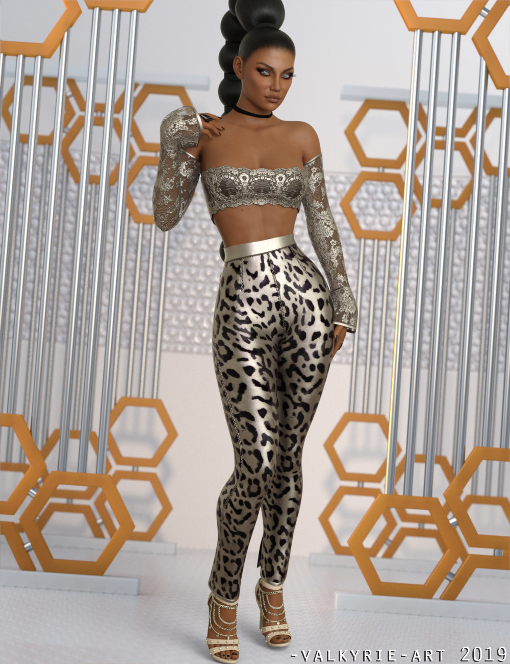 InStyle - JMR dForce Trendy Plaid Outfit for G8F by N/A