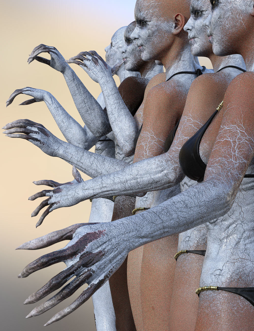 Demon Israfel Character & Universal Kit for Genesis 8 Female by N/A
