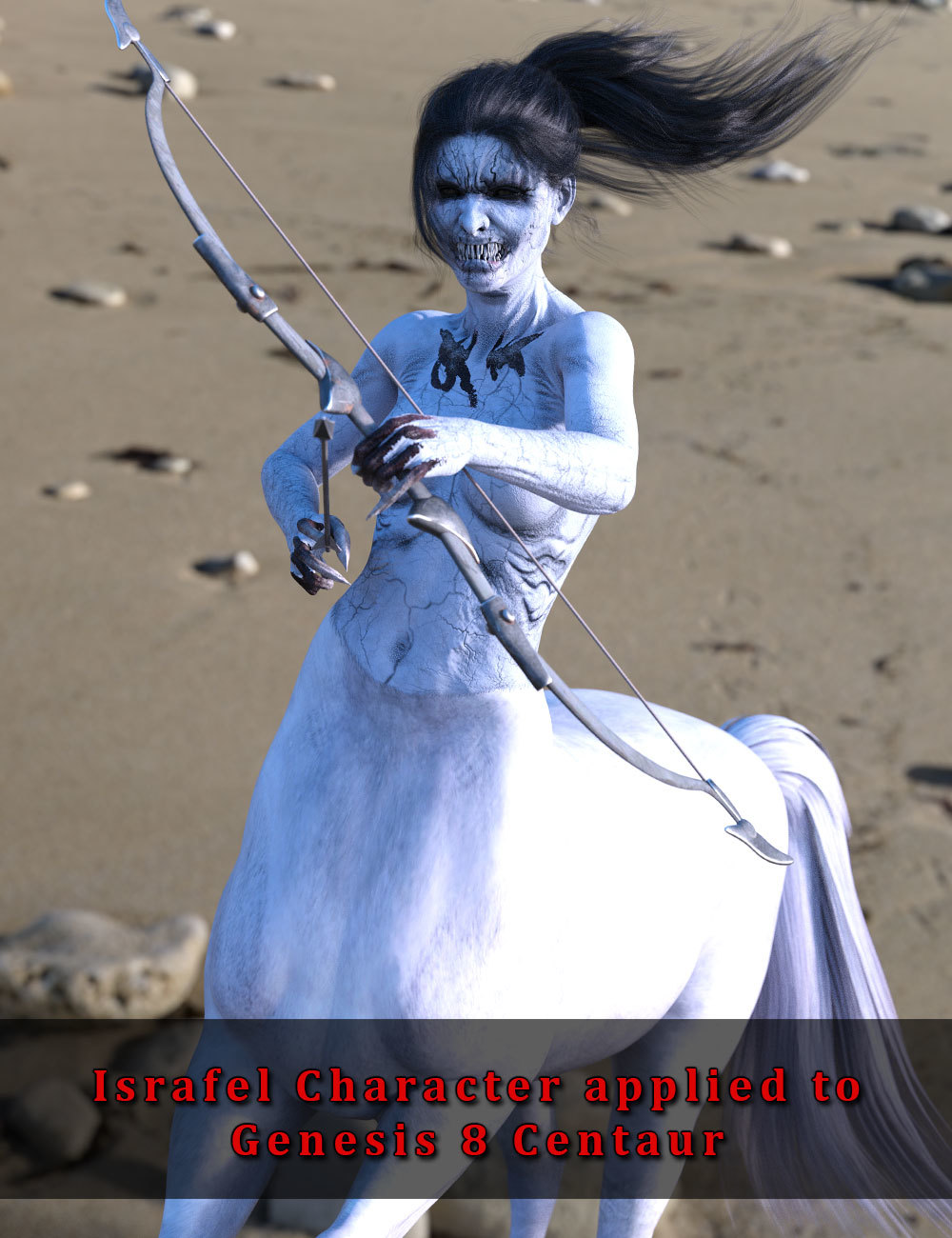 Demon Israfel Character & Universal Kit for Genesis 8 Female by N/A