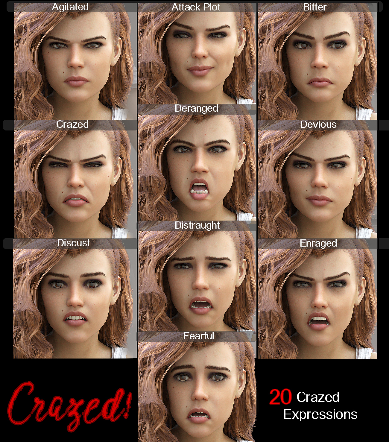 iV Crazed Poses & Expressions by N/A